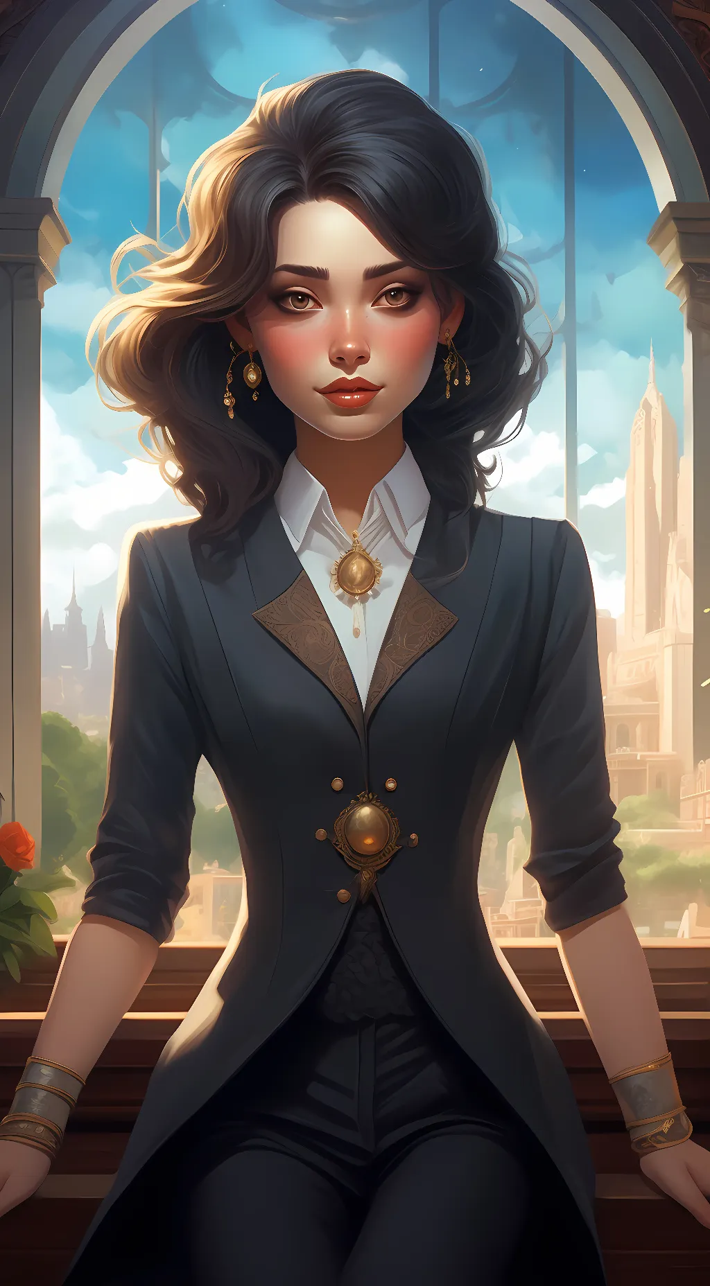 ai character: Sophia Montez background