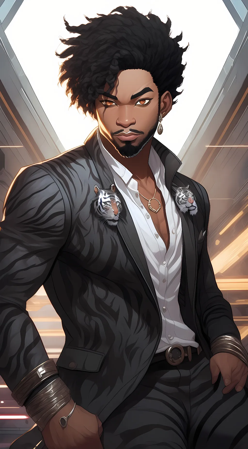 ai character: Mario background