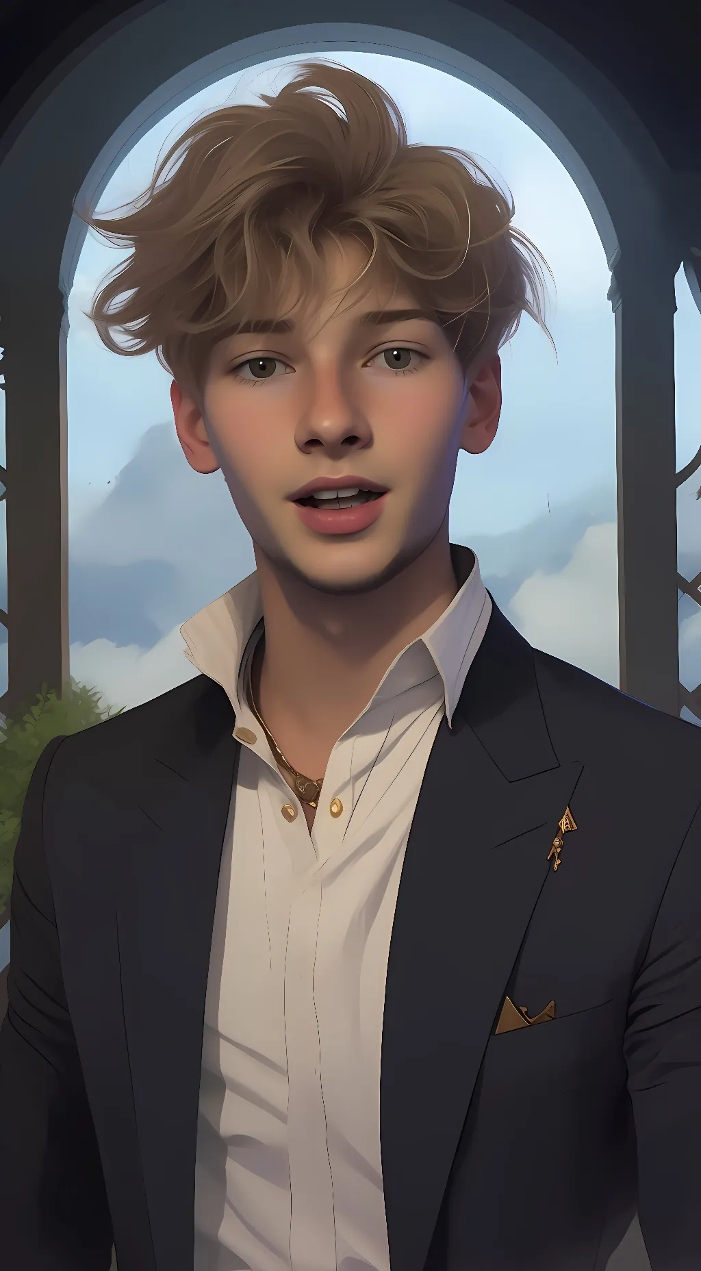 ai character: lean background