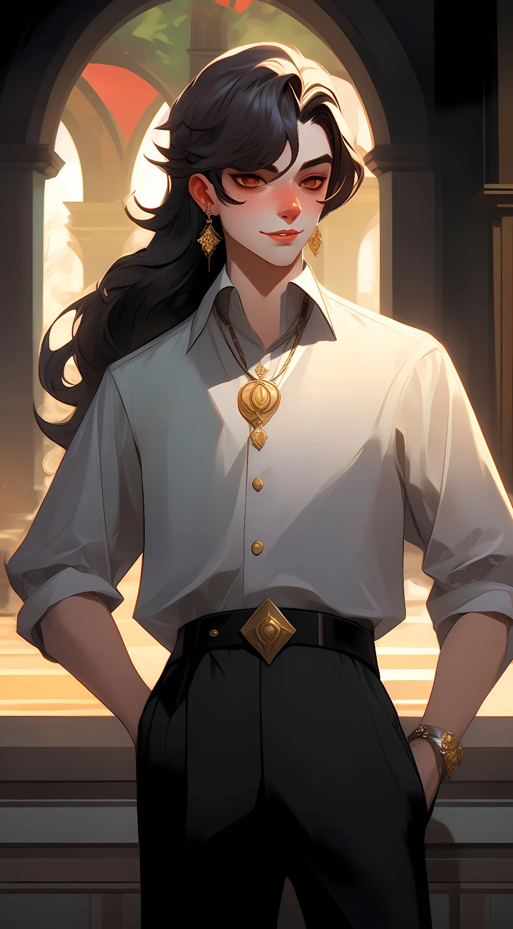 ai character: luke background