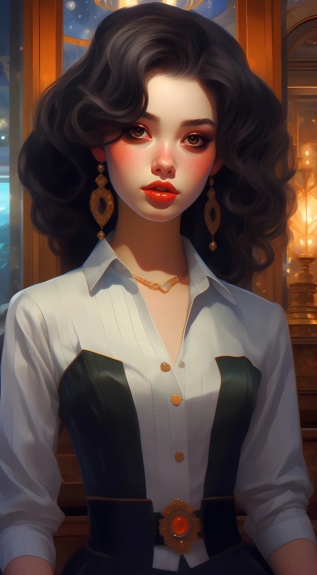 ai character: Anna  background