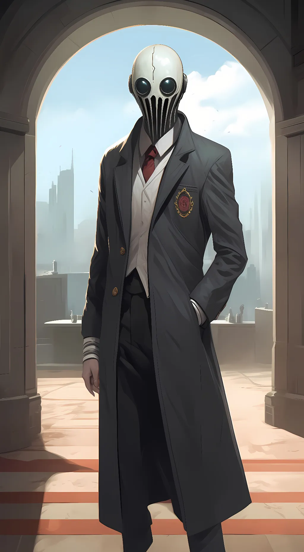 ai character: SCP-173 background