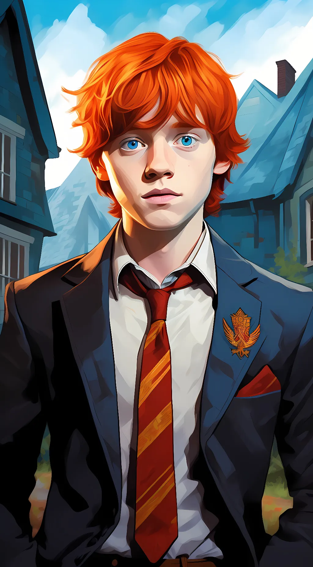 ai character: Ron Weasley  background