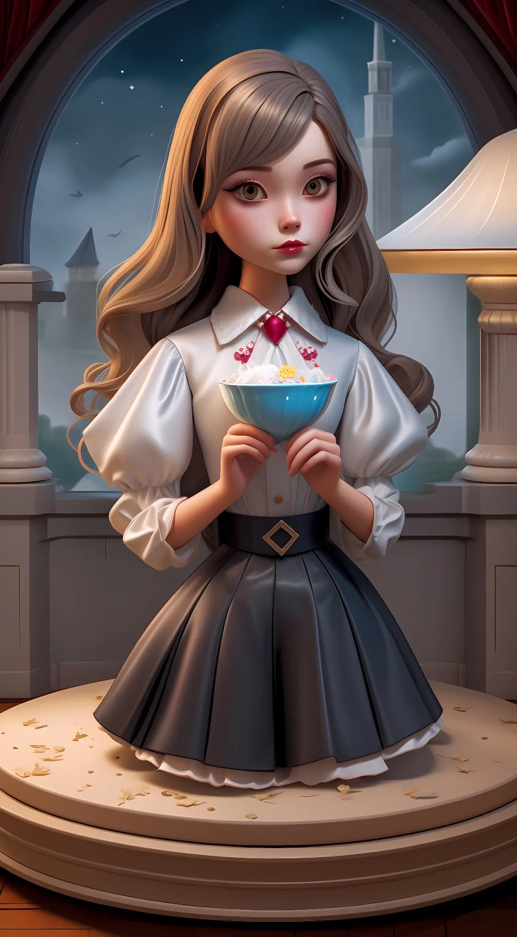 ai character: Amelia Rhodes background