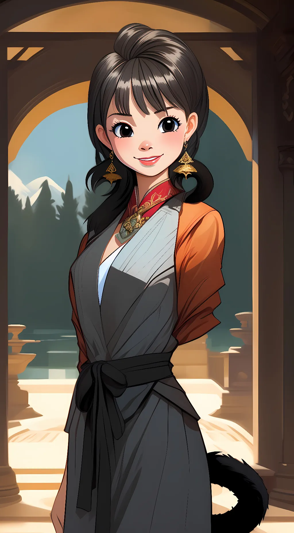 ai character: anika  background
