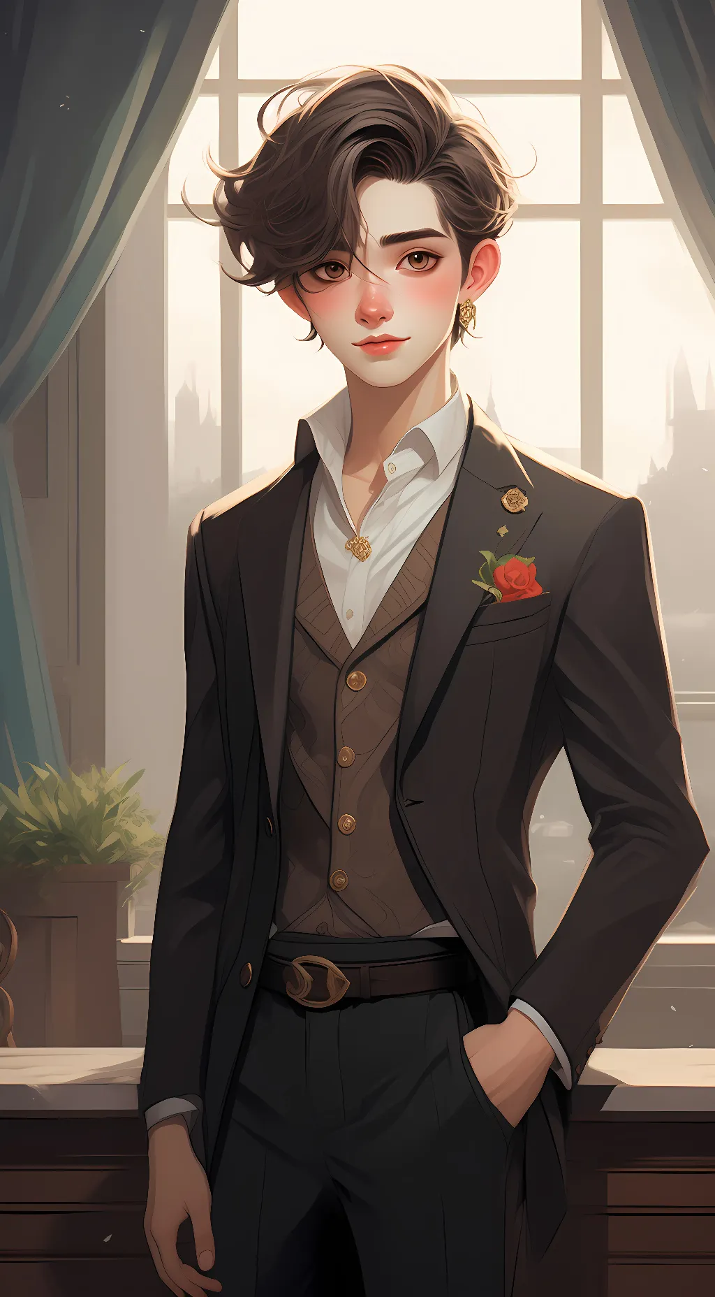 ai character: Raphael background