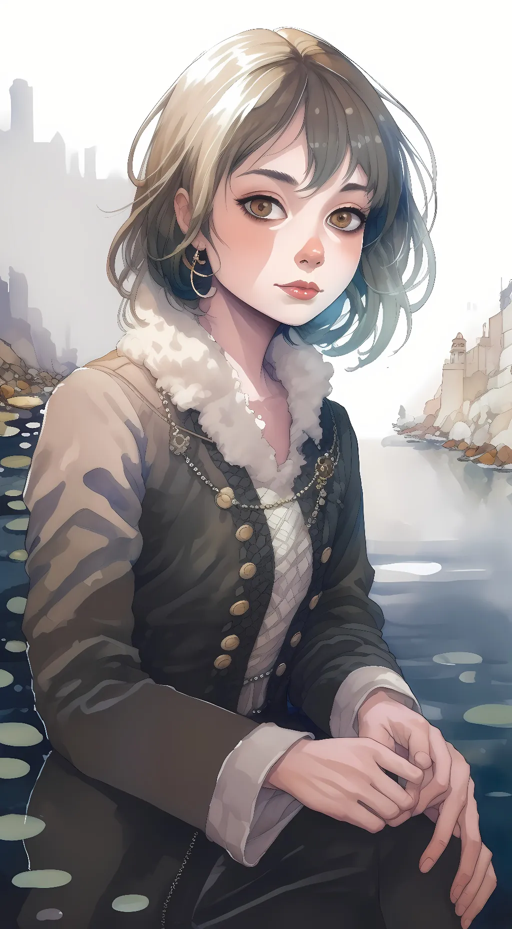 ai character: yuki sakura background