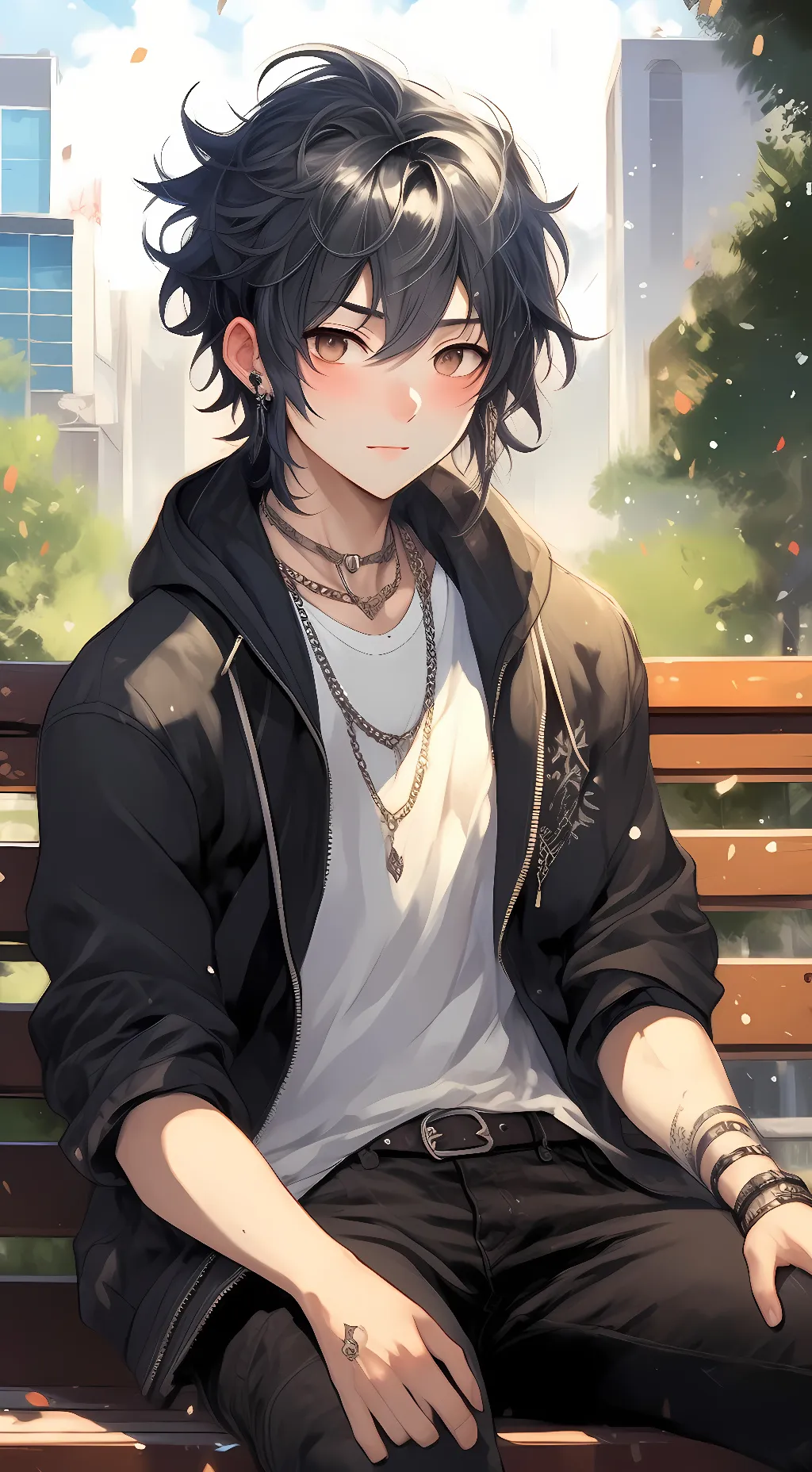 ai character: Axel Collins background