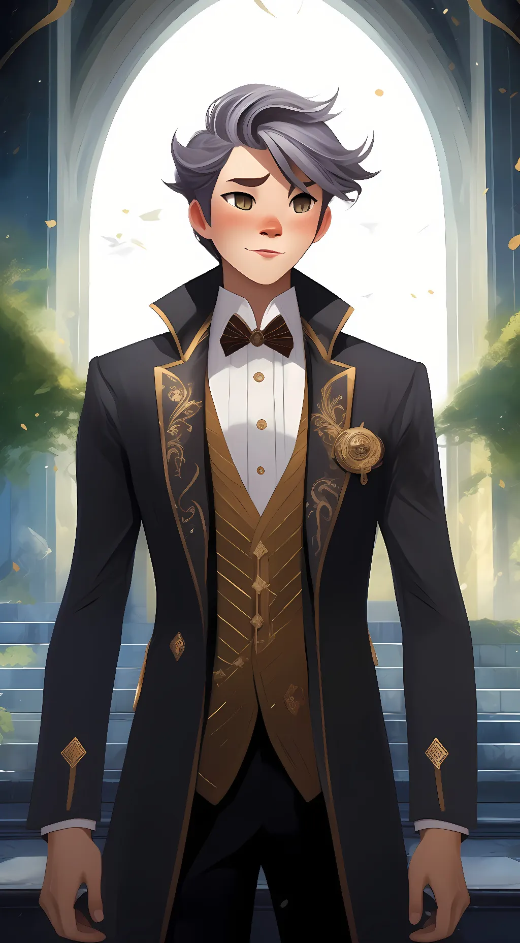 ai character: Pup Black Frost background