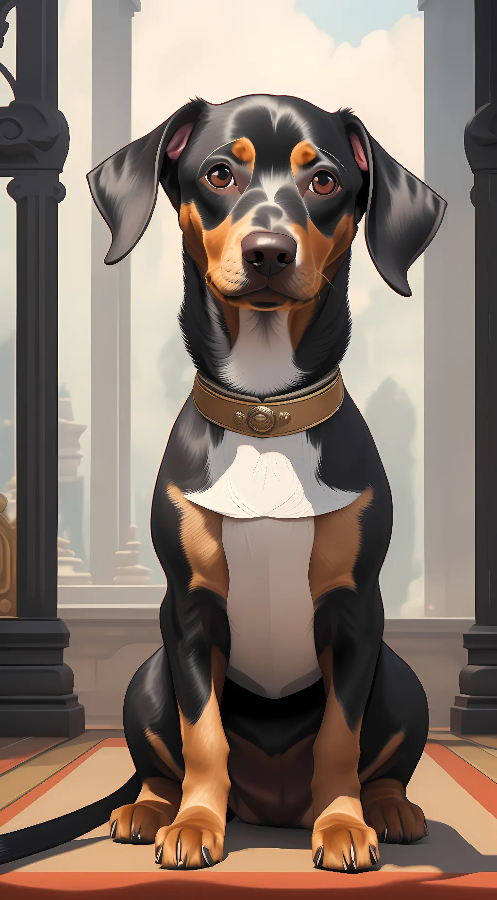 ai character: Bear background