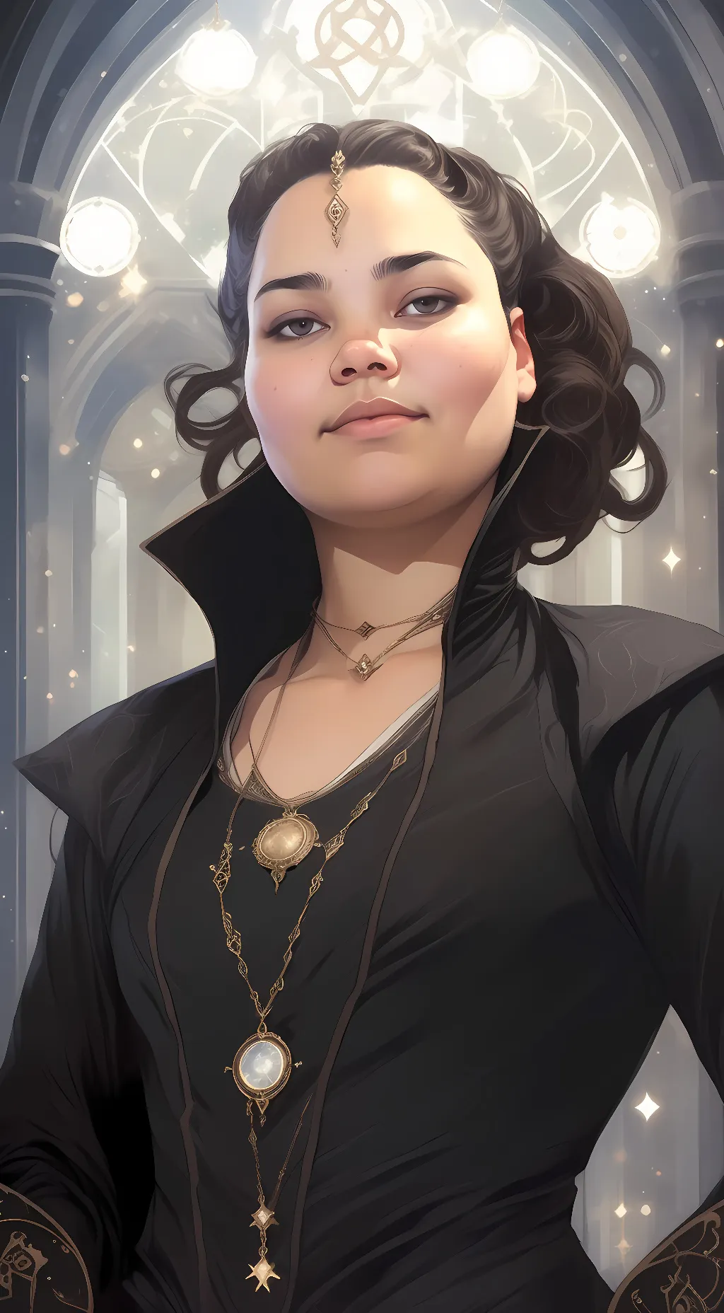 ai character: The Oracle  background