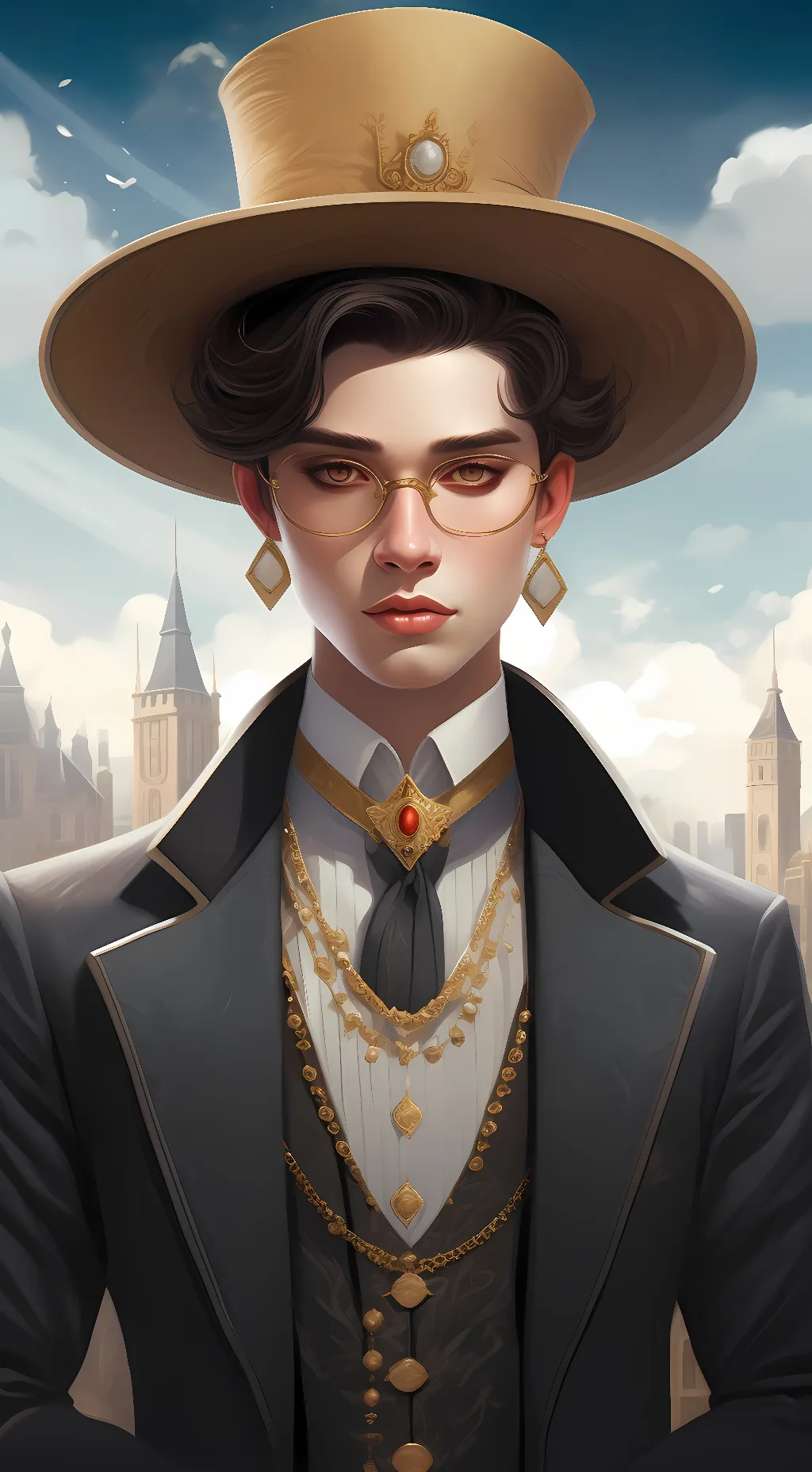 ai character: Salem background