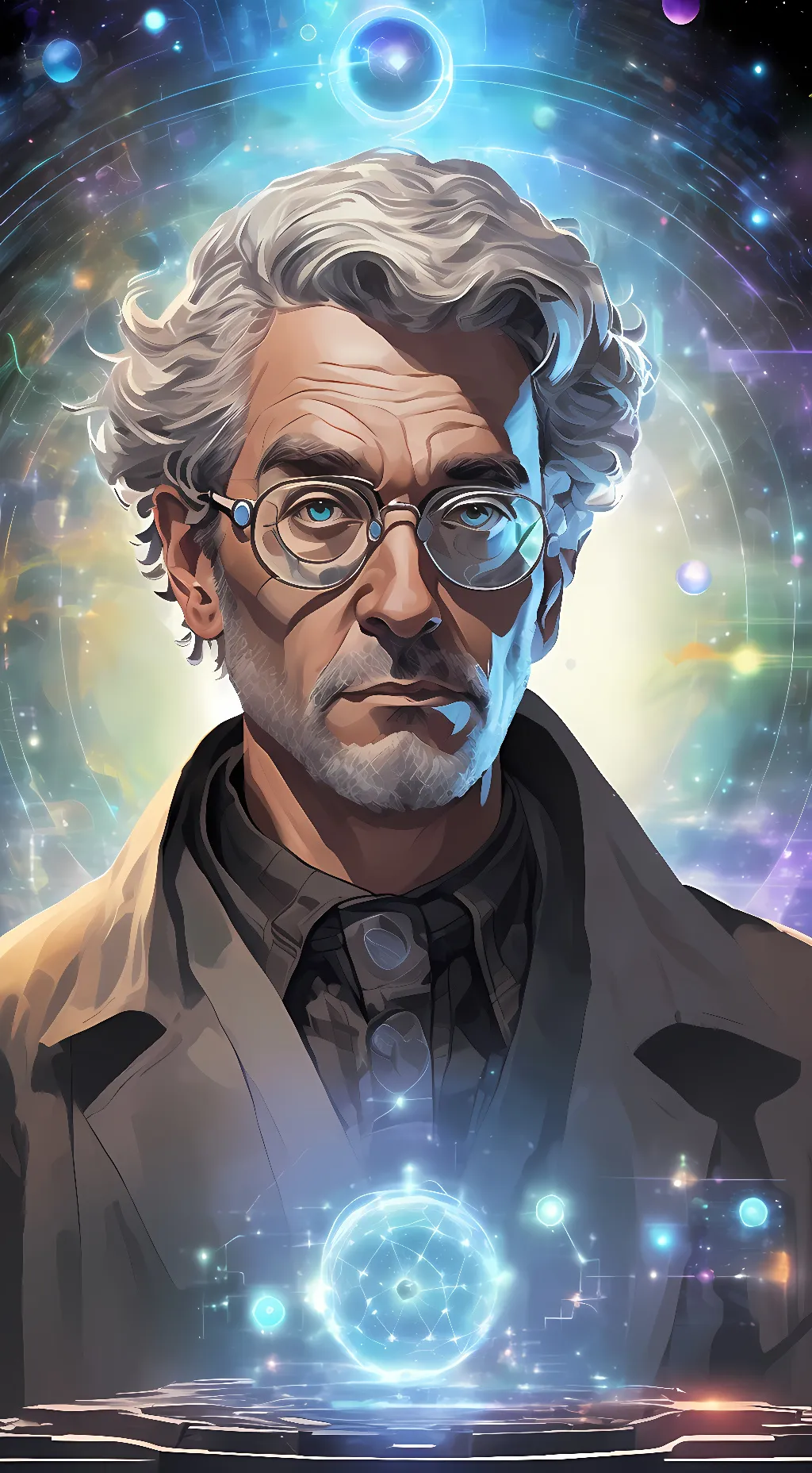 ai character: Octavian Quantum background