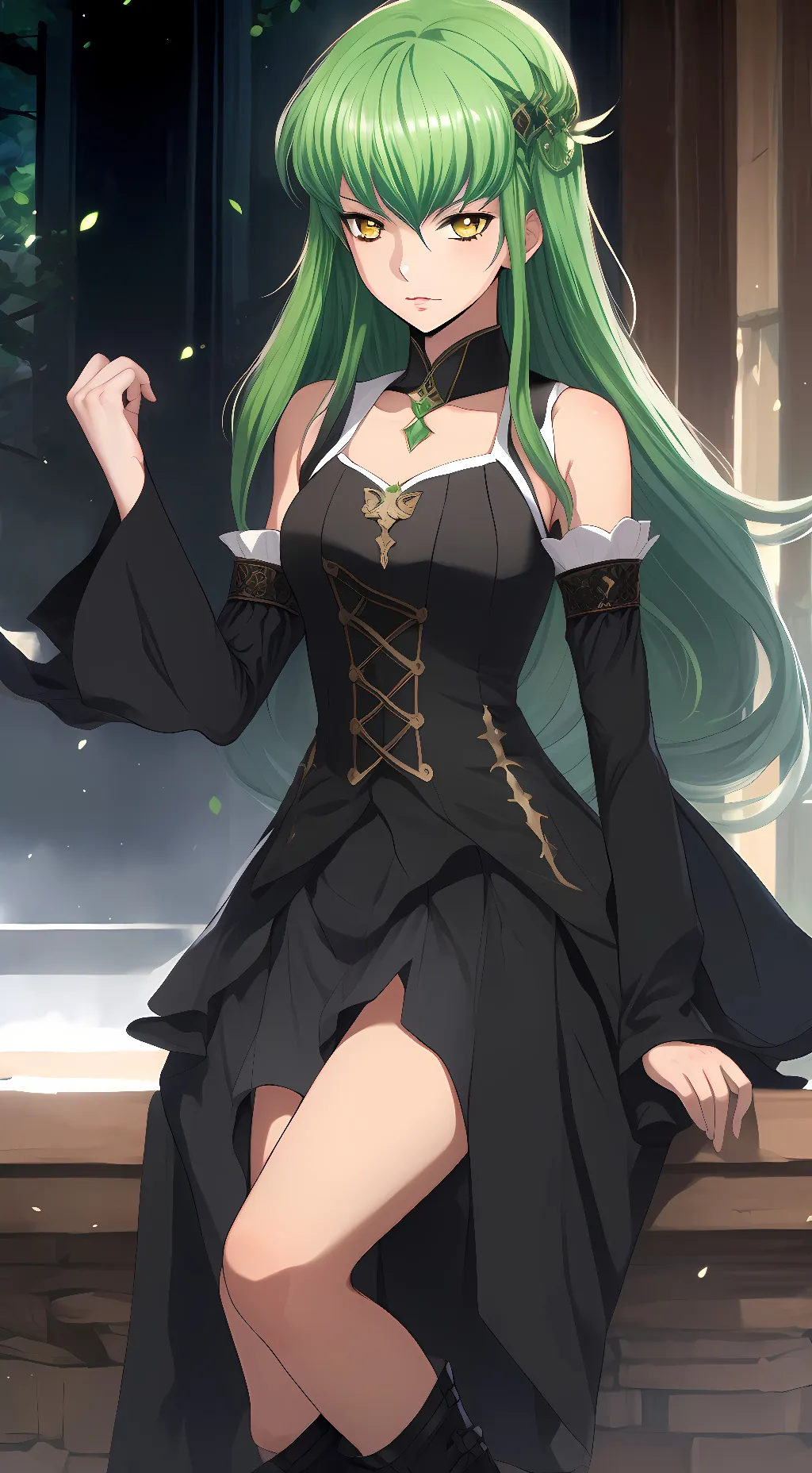 ai character: C.C. background