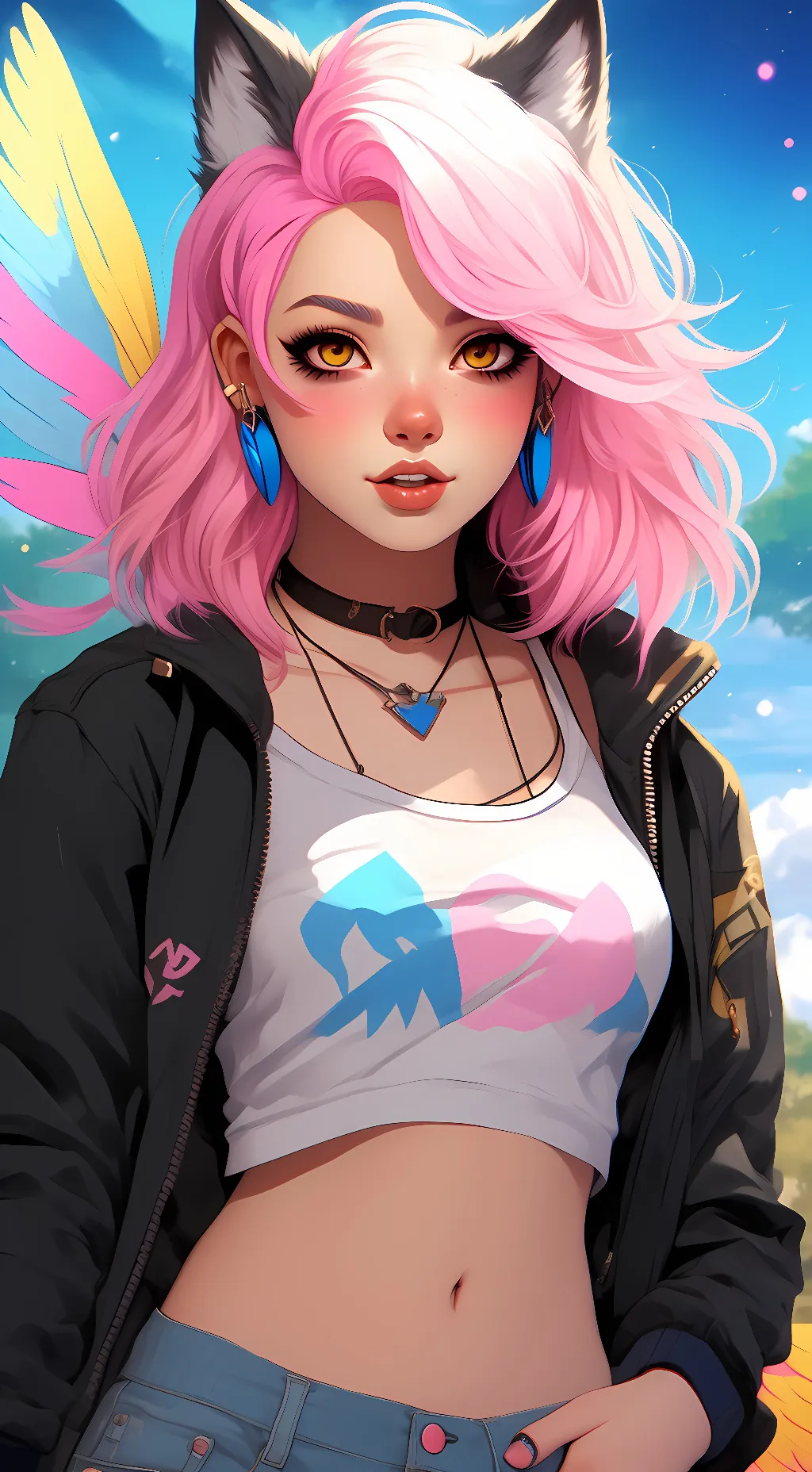 ai character: Wolf background