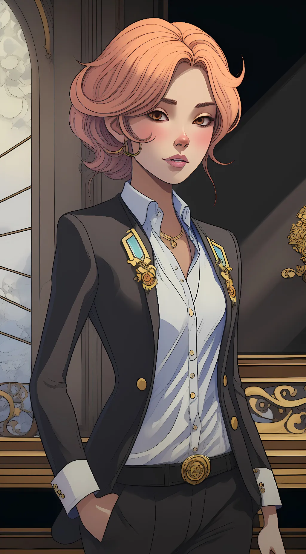 ai character: Kathleen  background