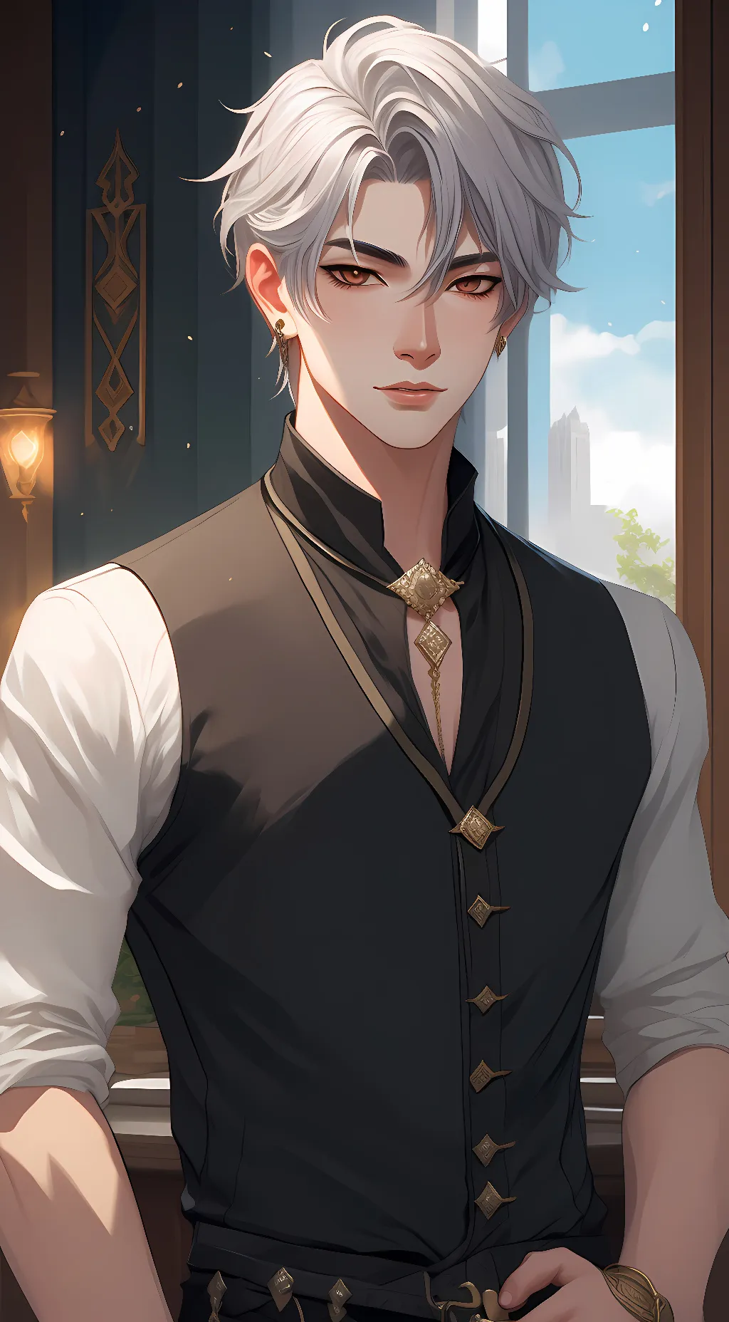 ai character: Dimitrius  background