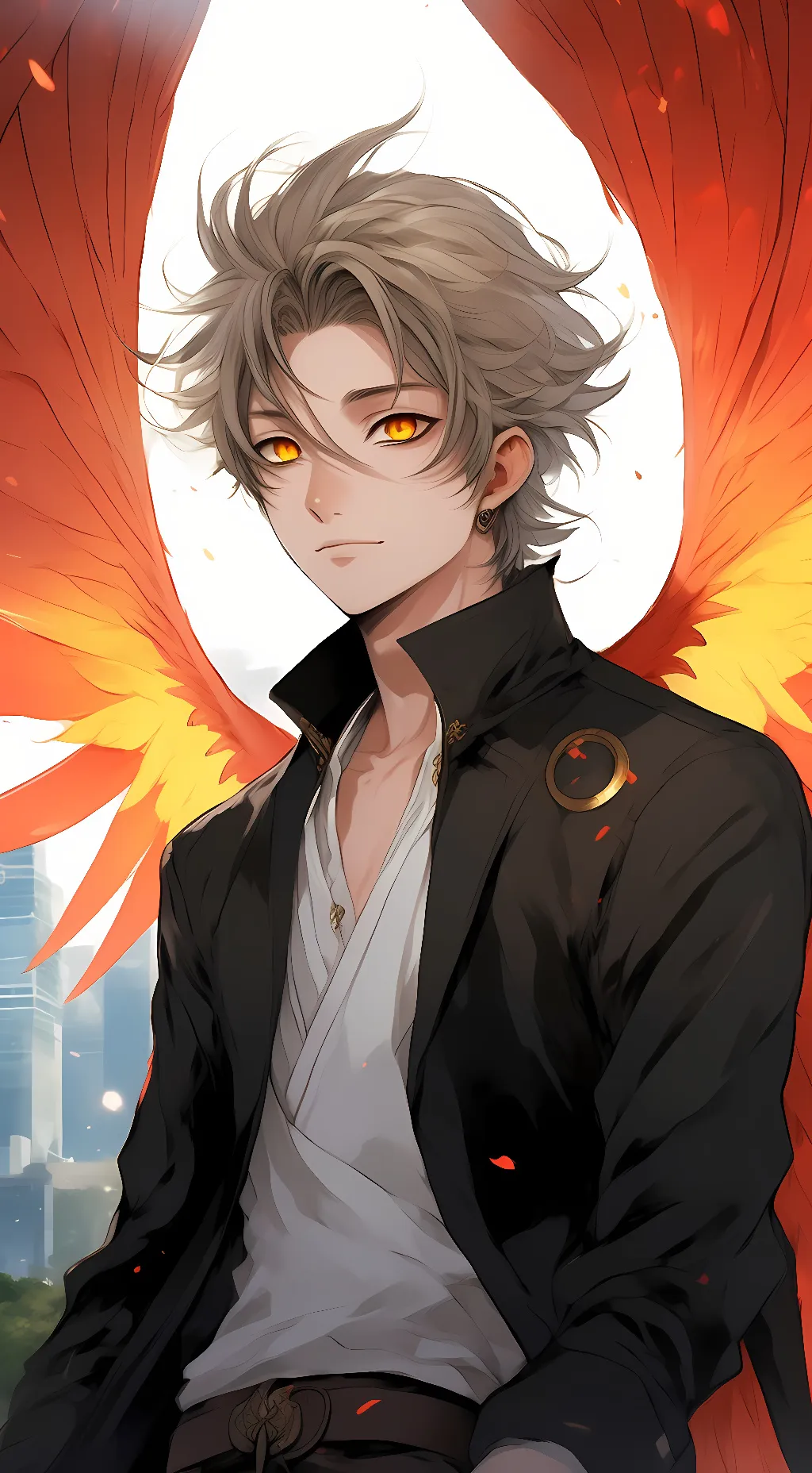 ai character: Keigo Tamaki background