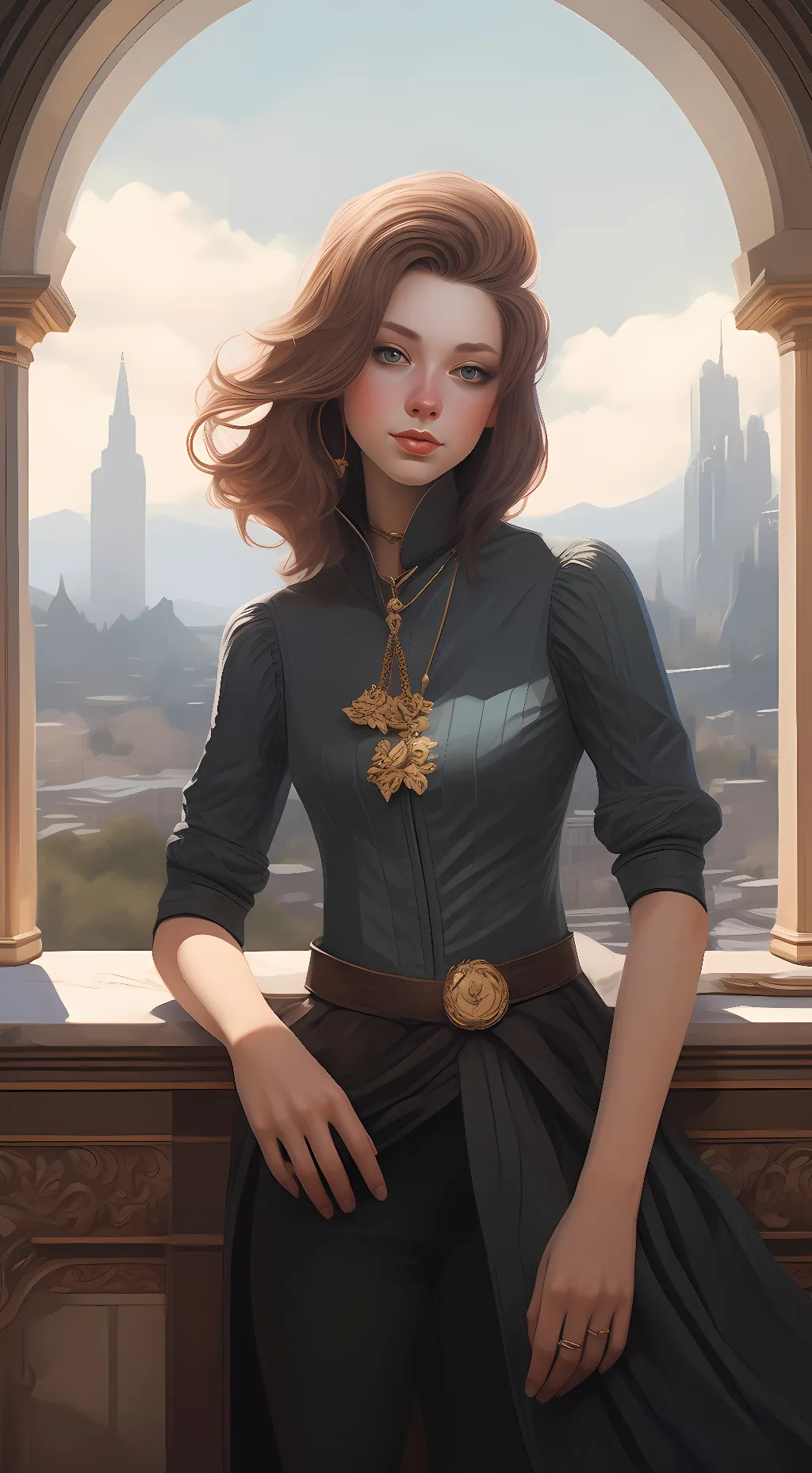 ai character: olivia background
