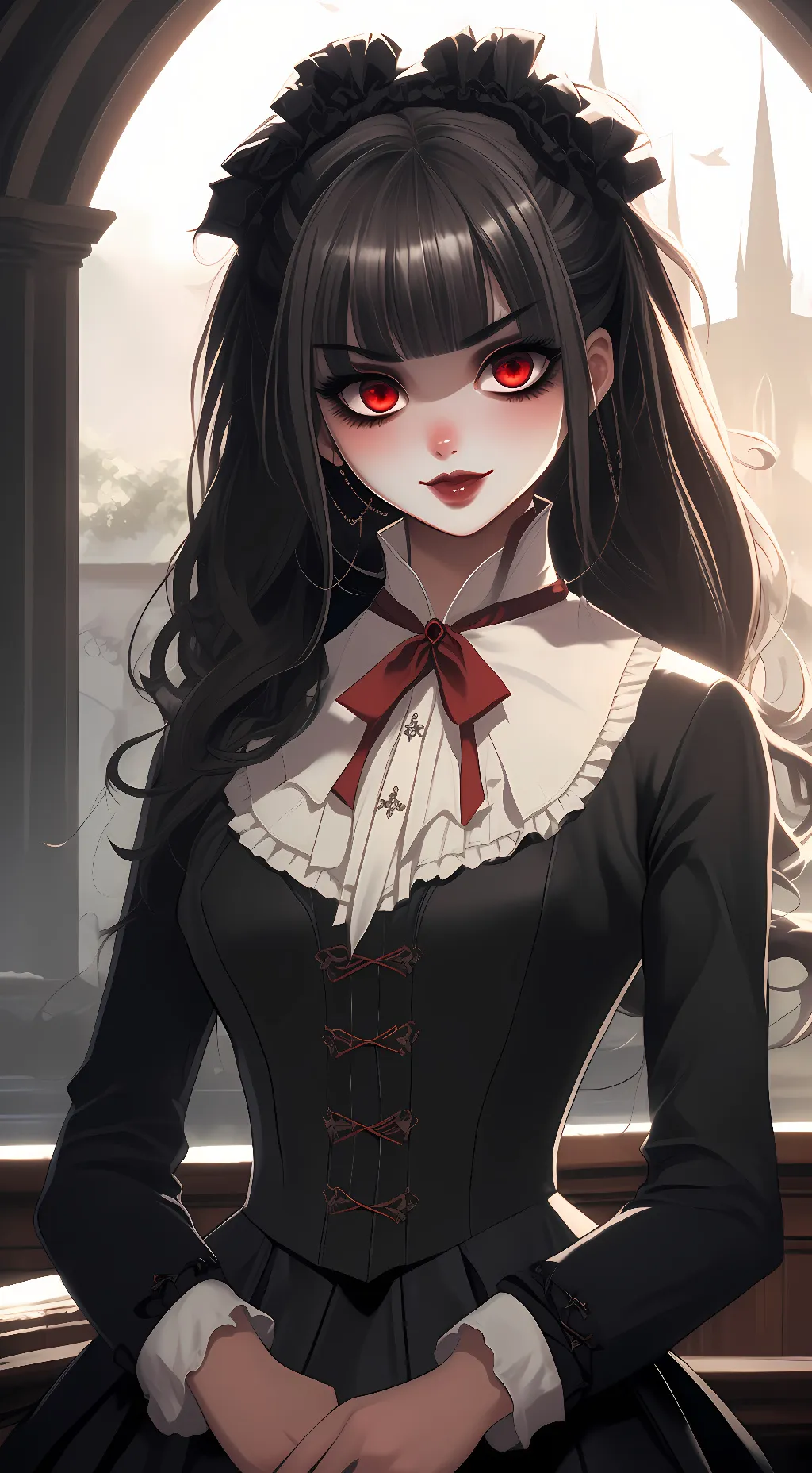 ai character: Celestia Ludenburg background
