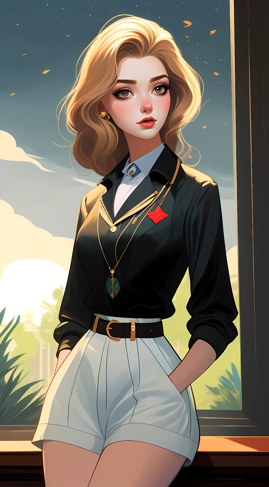 ai character: Friend group  background