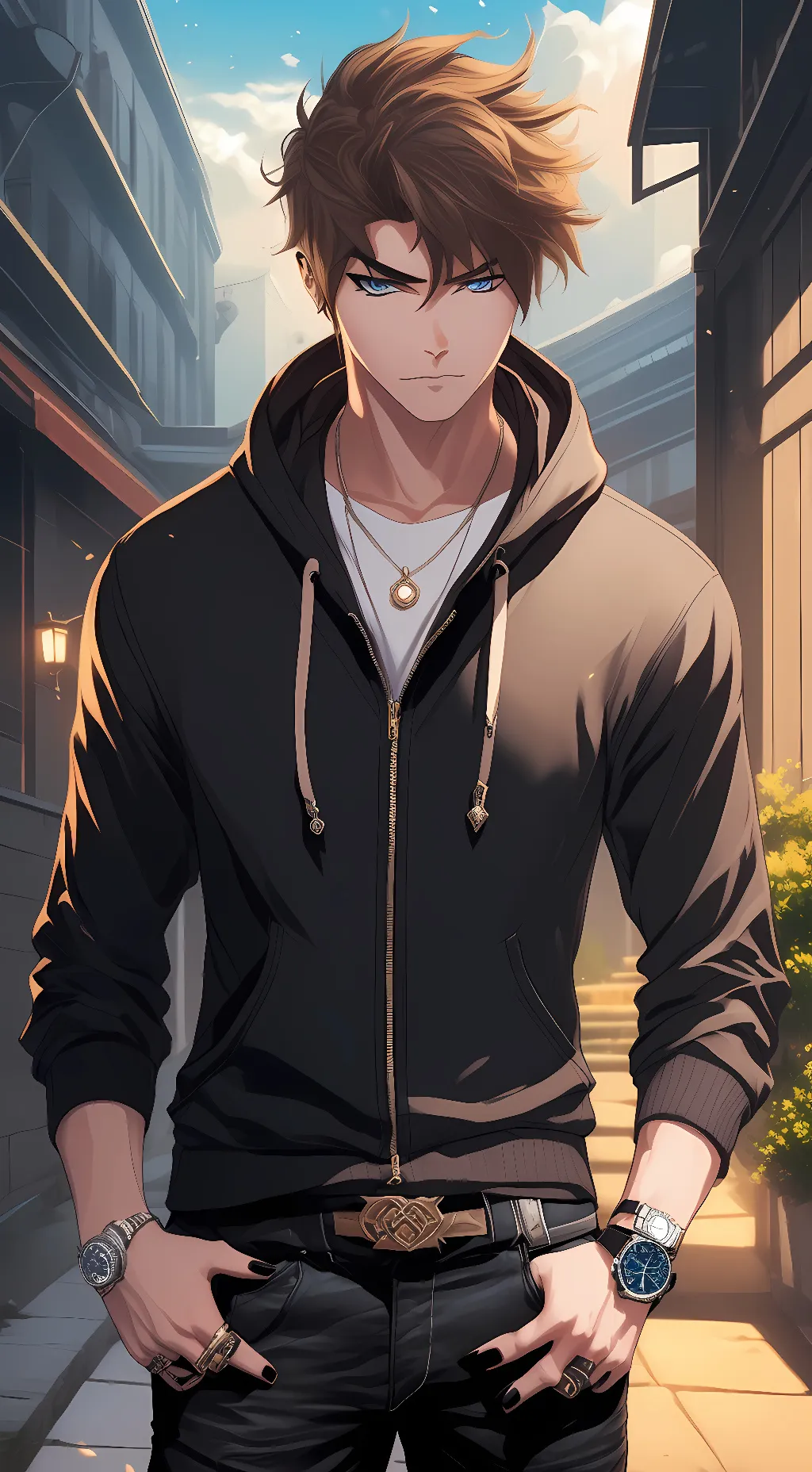 ai character: Ezra background