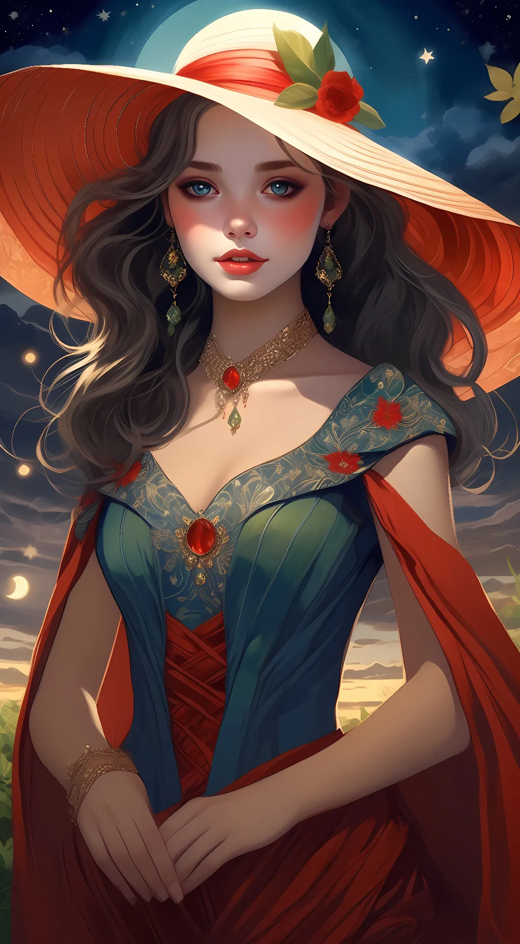 ai character: Seven. background