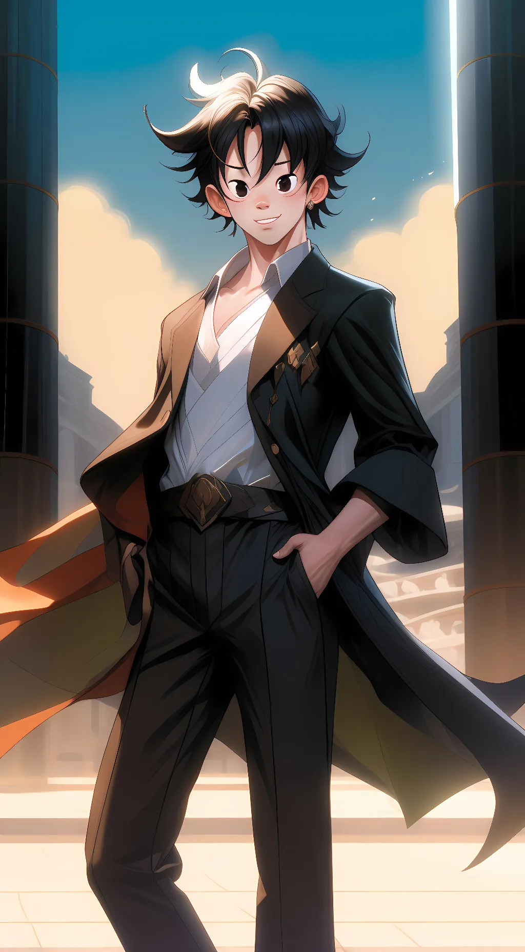 ai character: Goku background