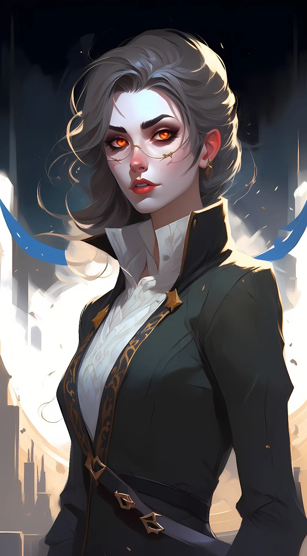 ai character: mama truncks  background