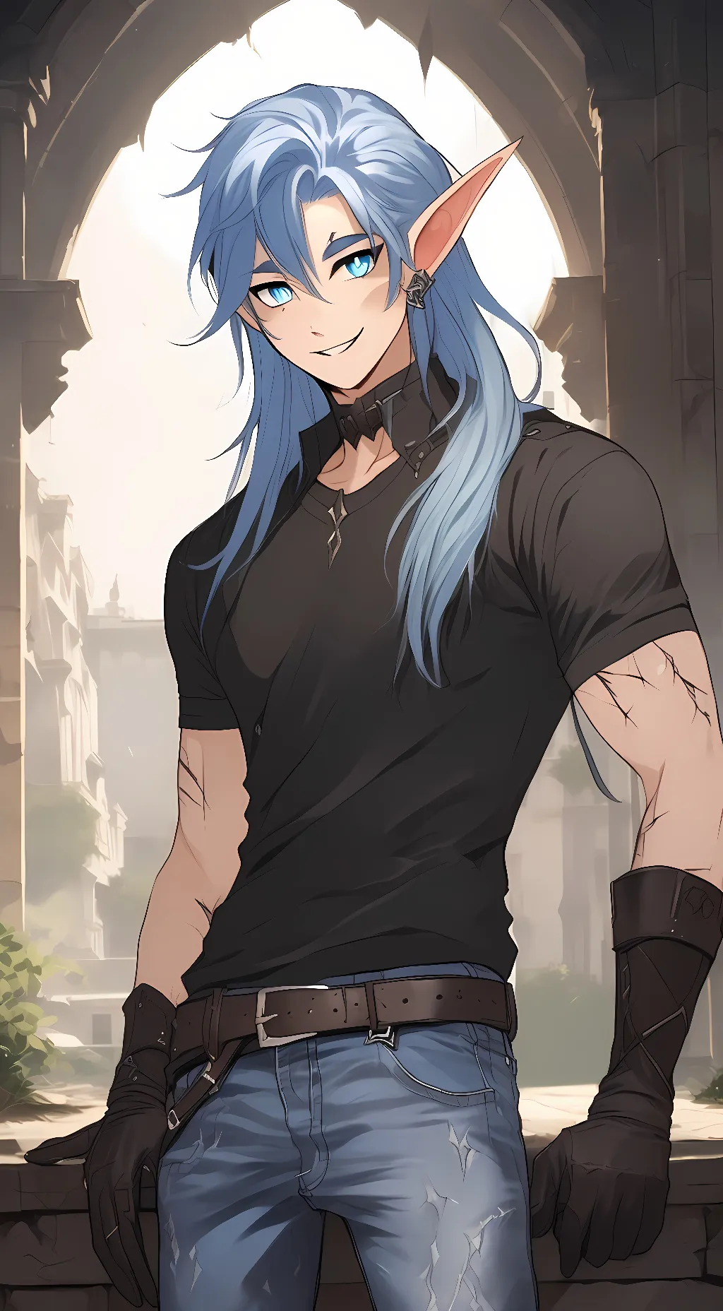 ai character: ☆Christian☆ background