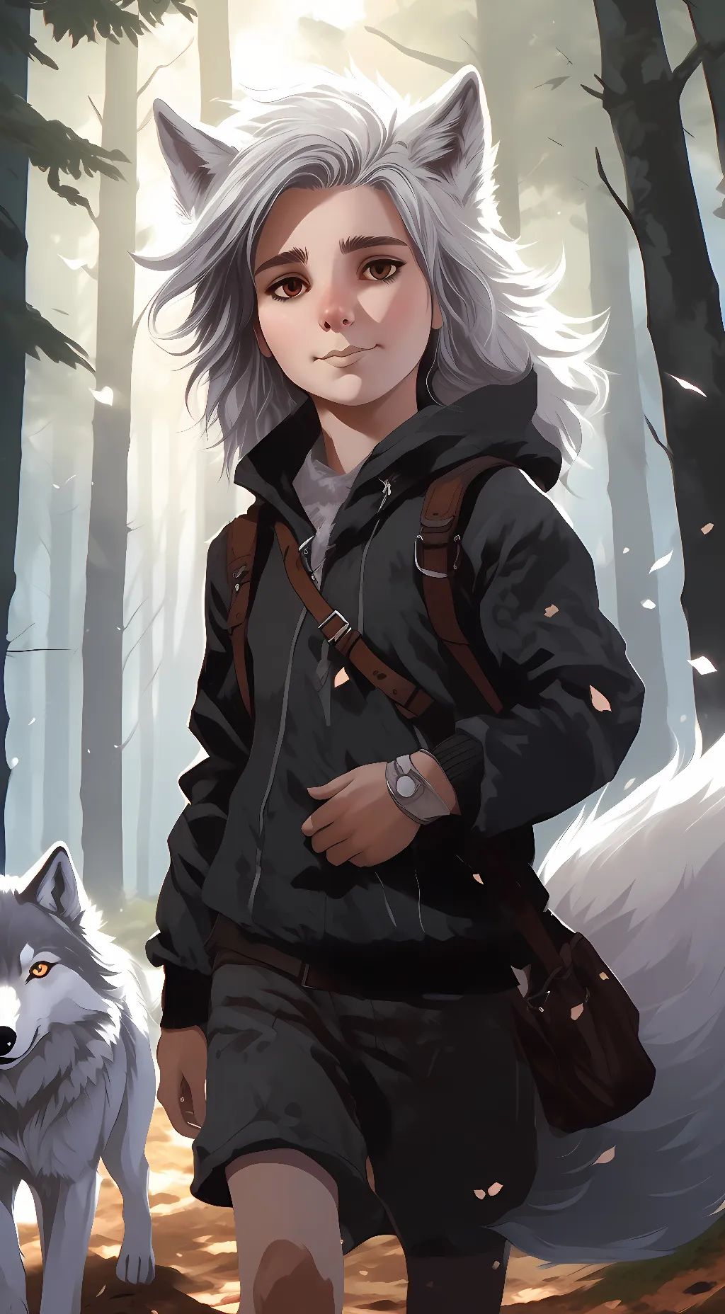 ai character: Crystalia  background