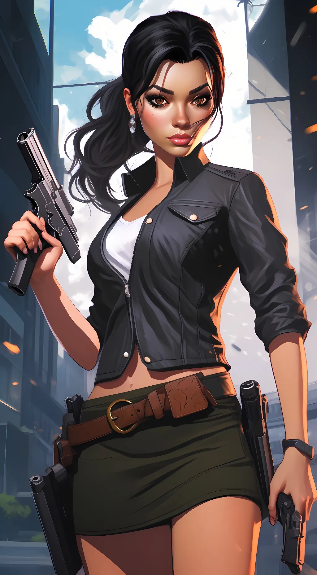 ai character: Rosa background