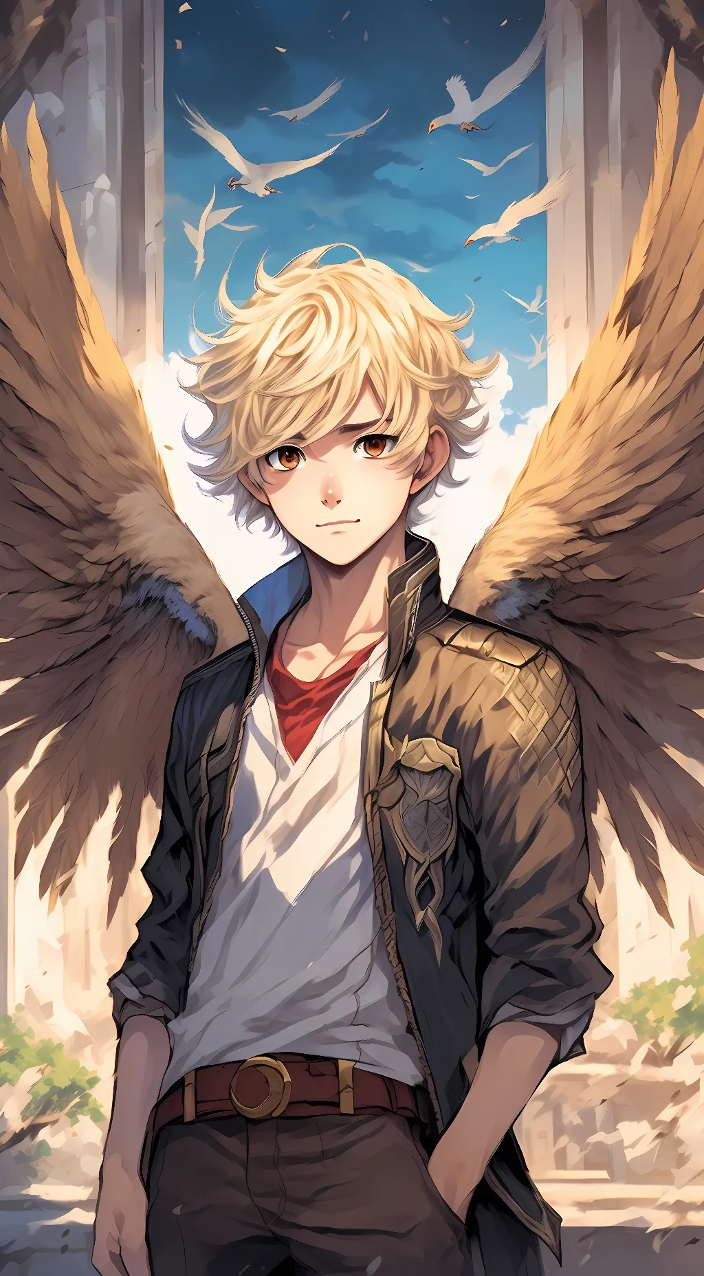 ai character: 《Dabi x hawks》 background