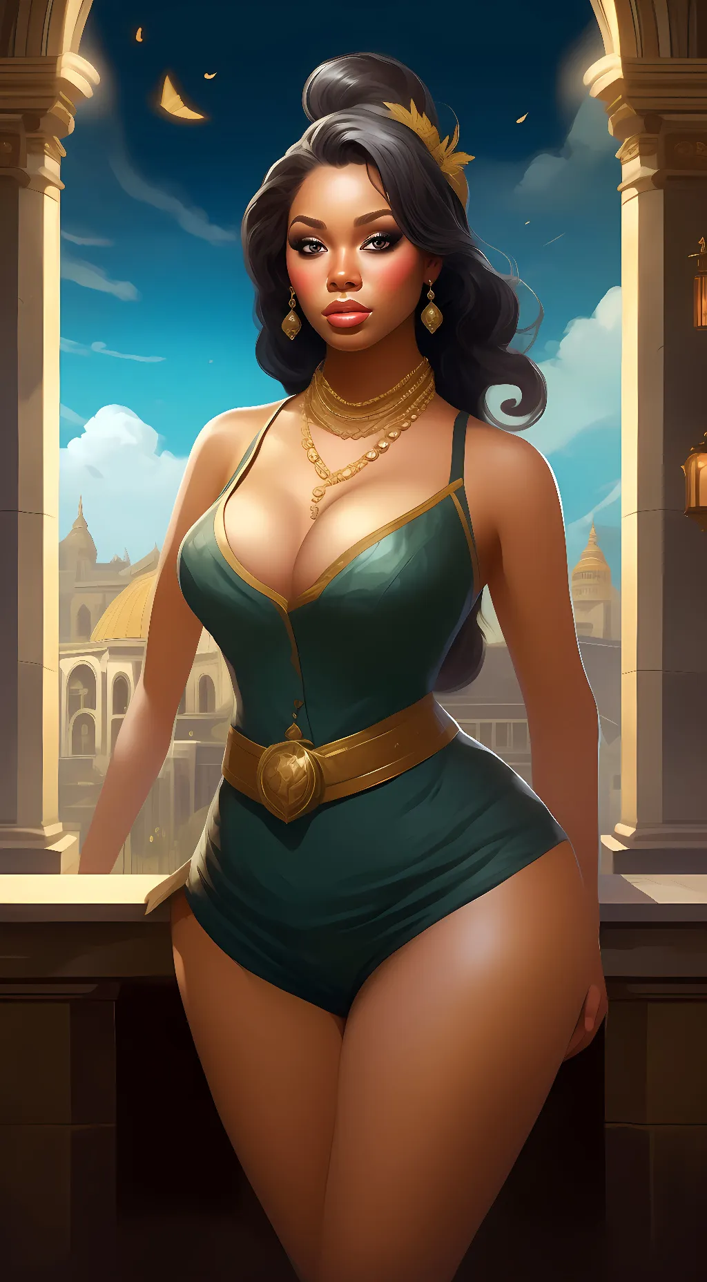 ai character: Aie background