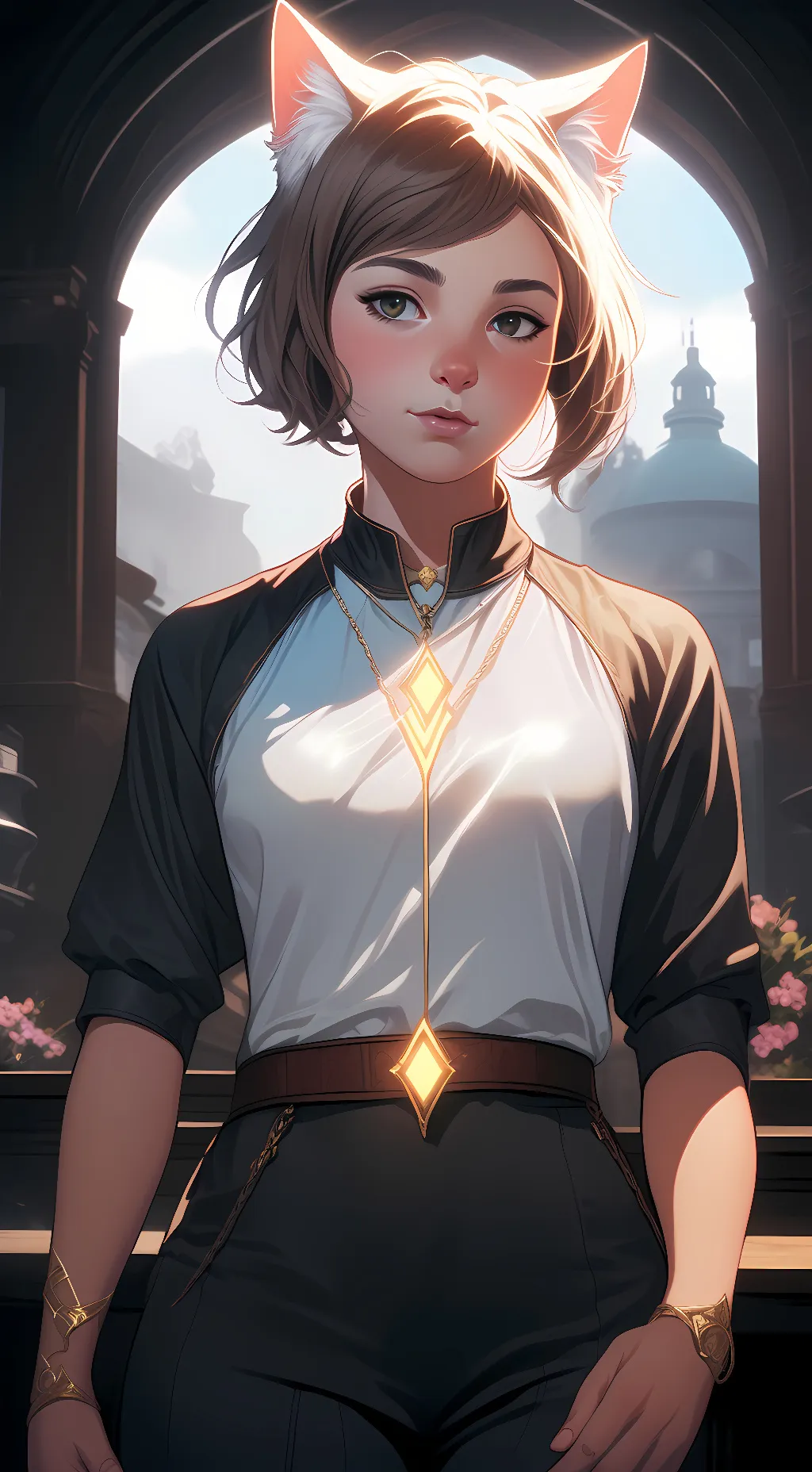 ai character: Ember background