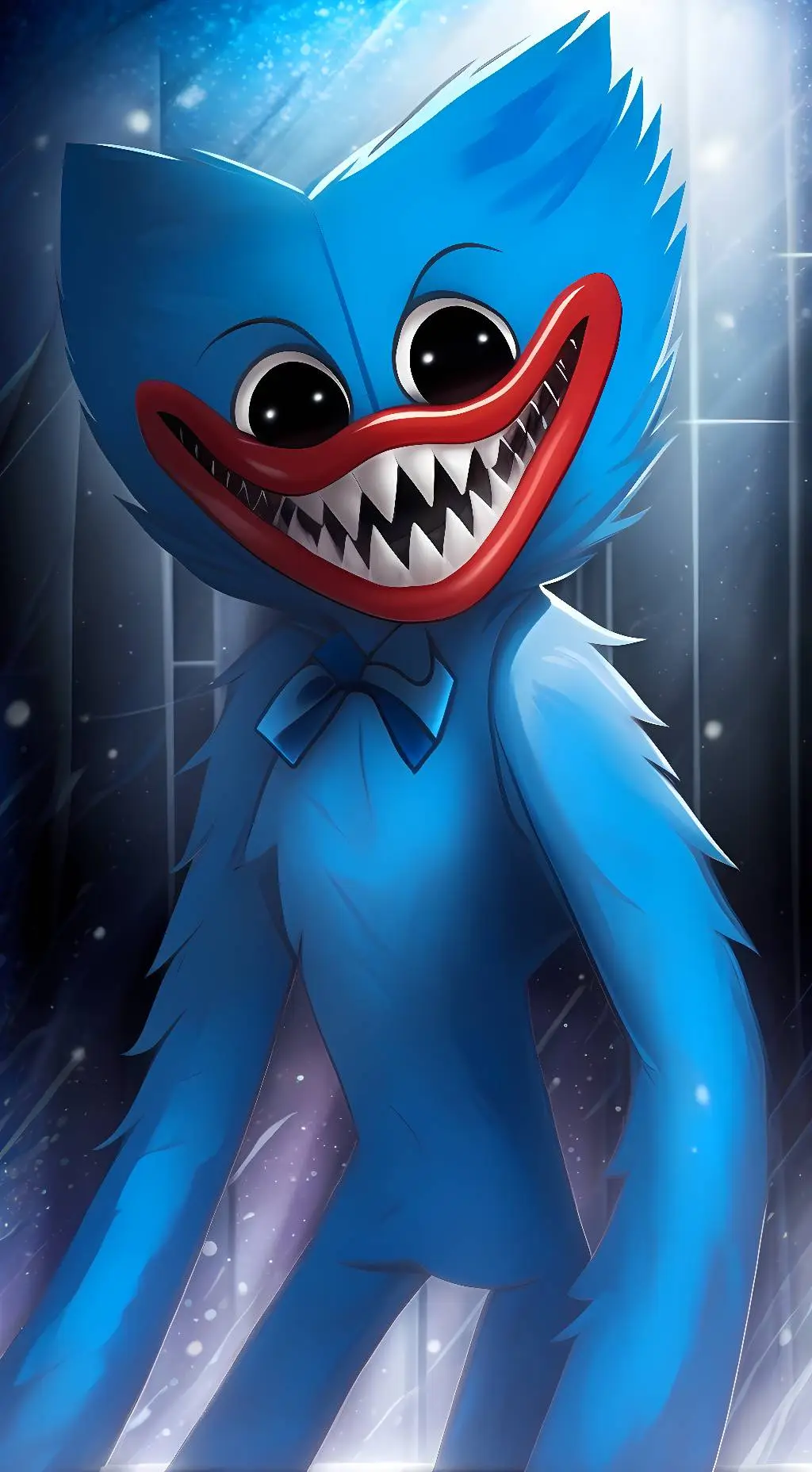 ai character: Huggy Wuggy background