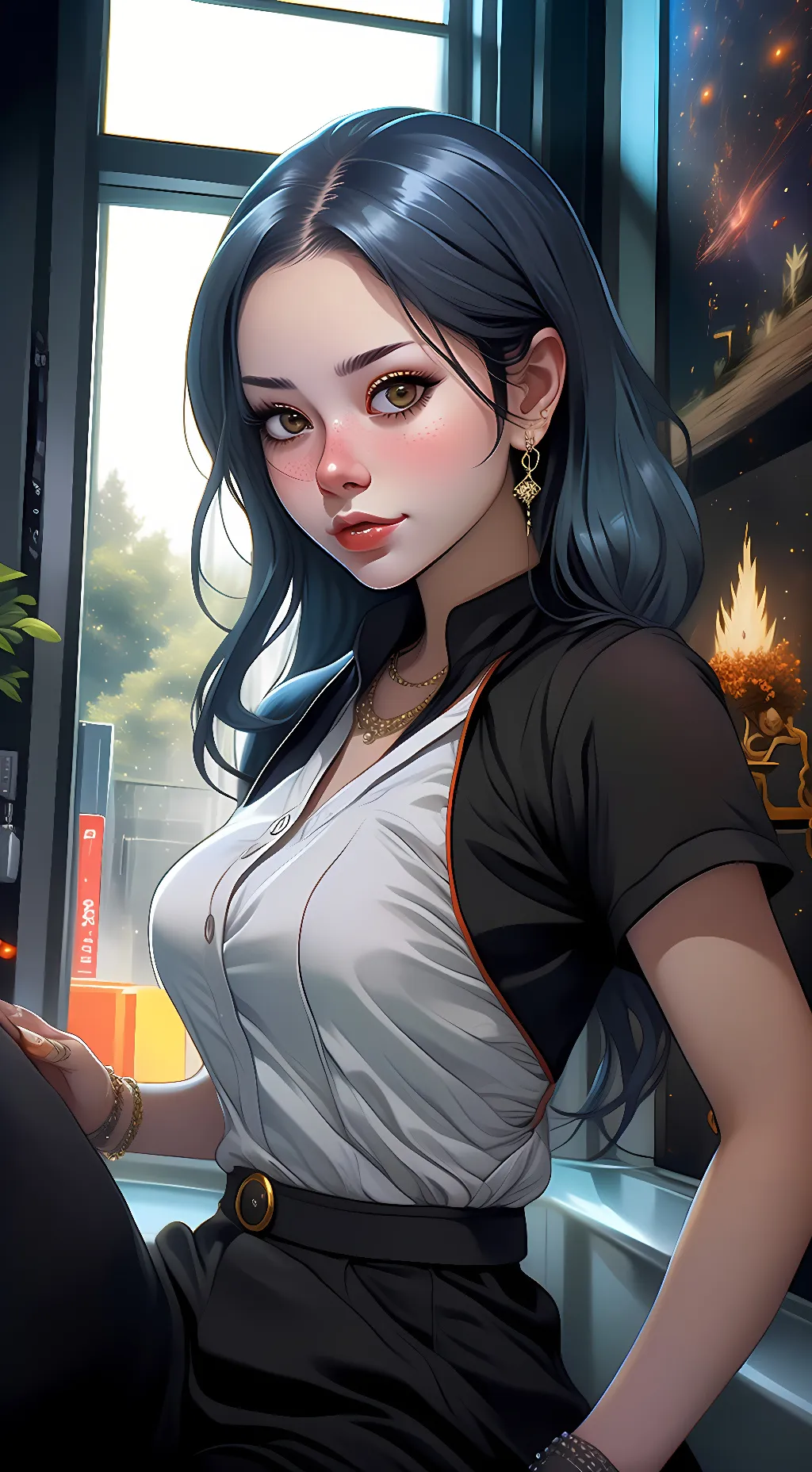 ai character: Sweet Angel background