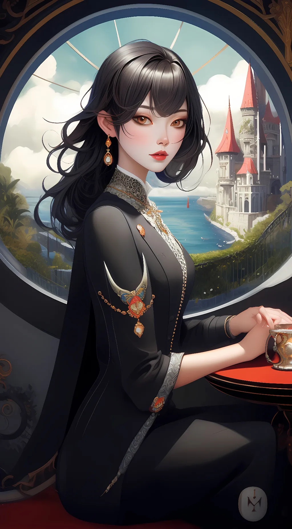 ai character: your crush background