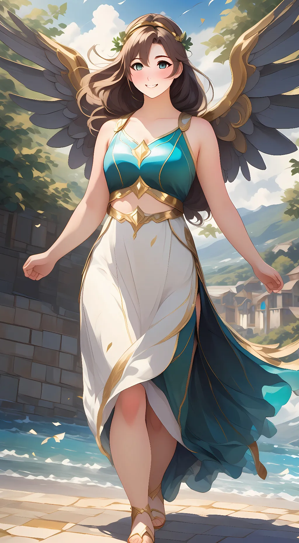 ai character: Nyke background