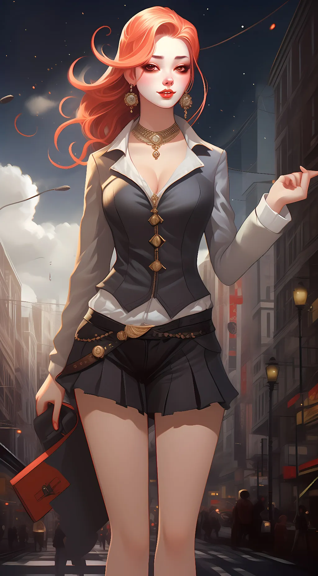 ai character: lilly background