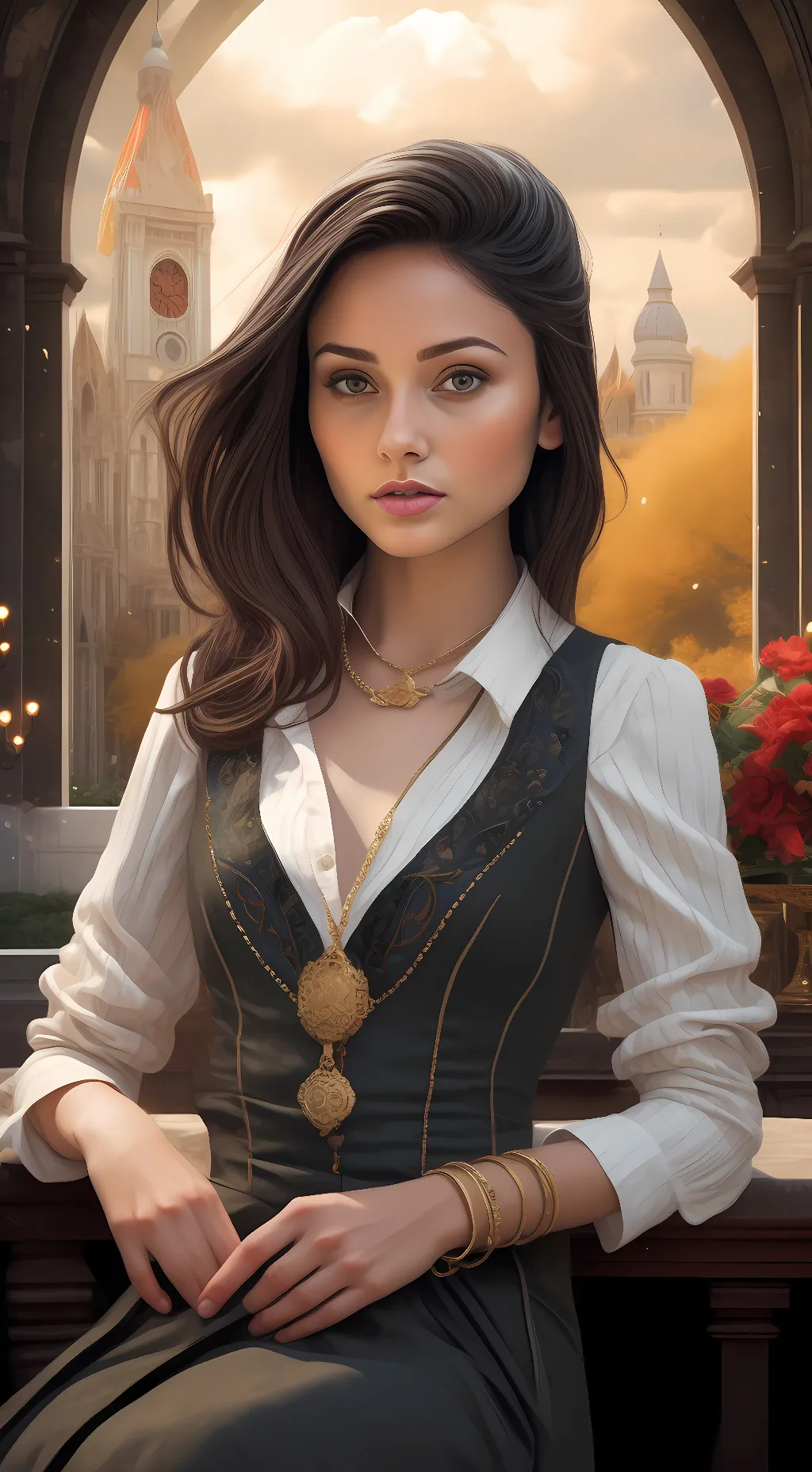 ai character: Ariana Marie background