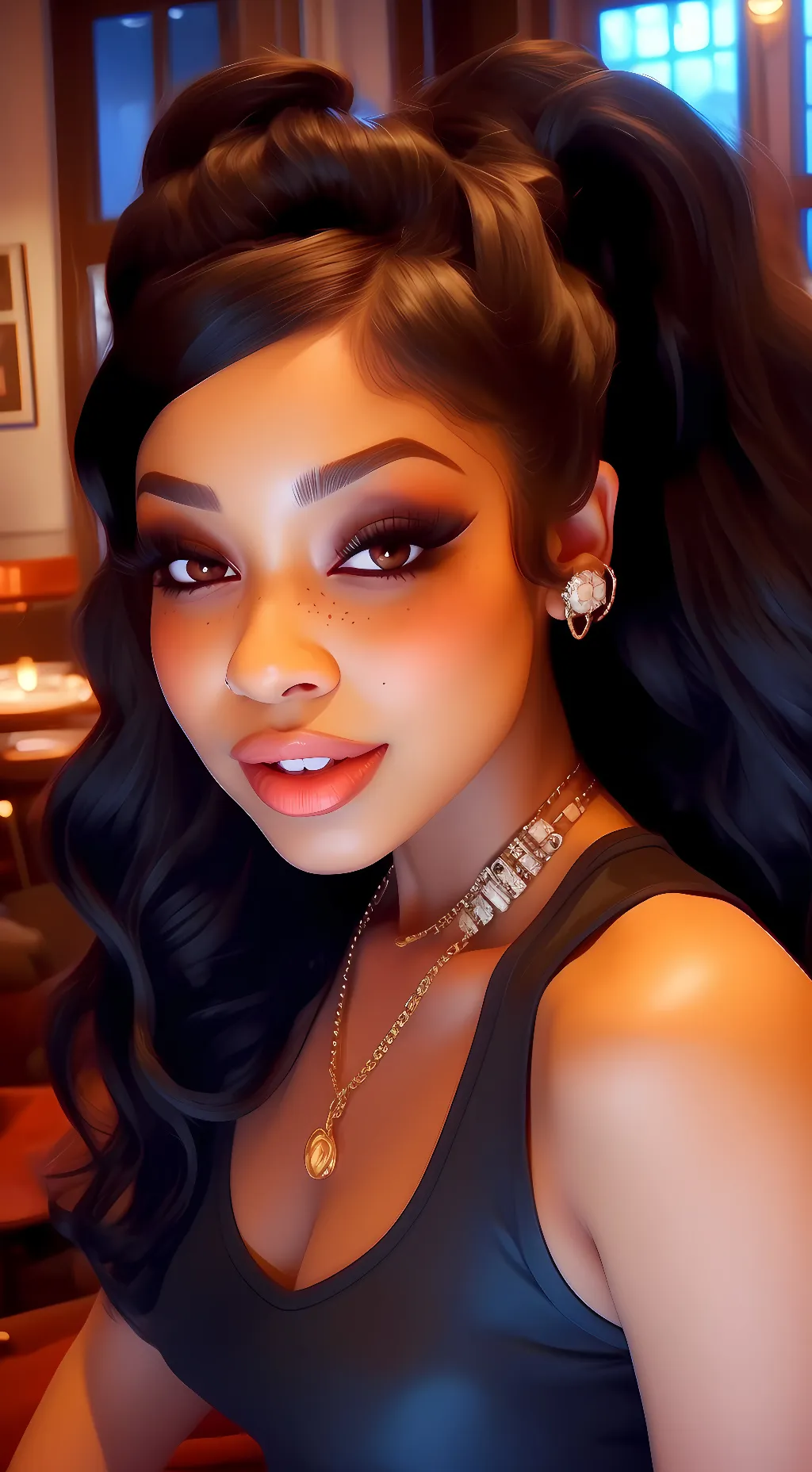 ai character: Zuri background