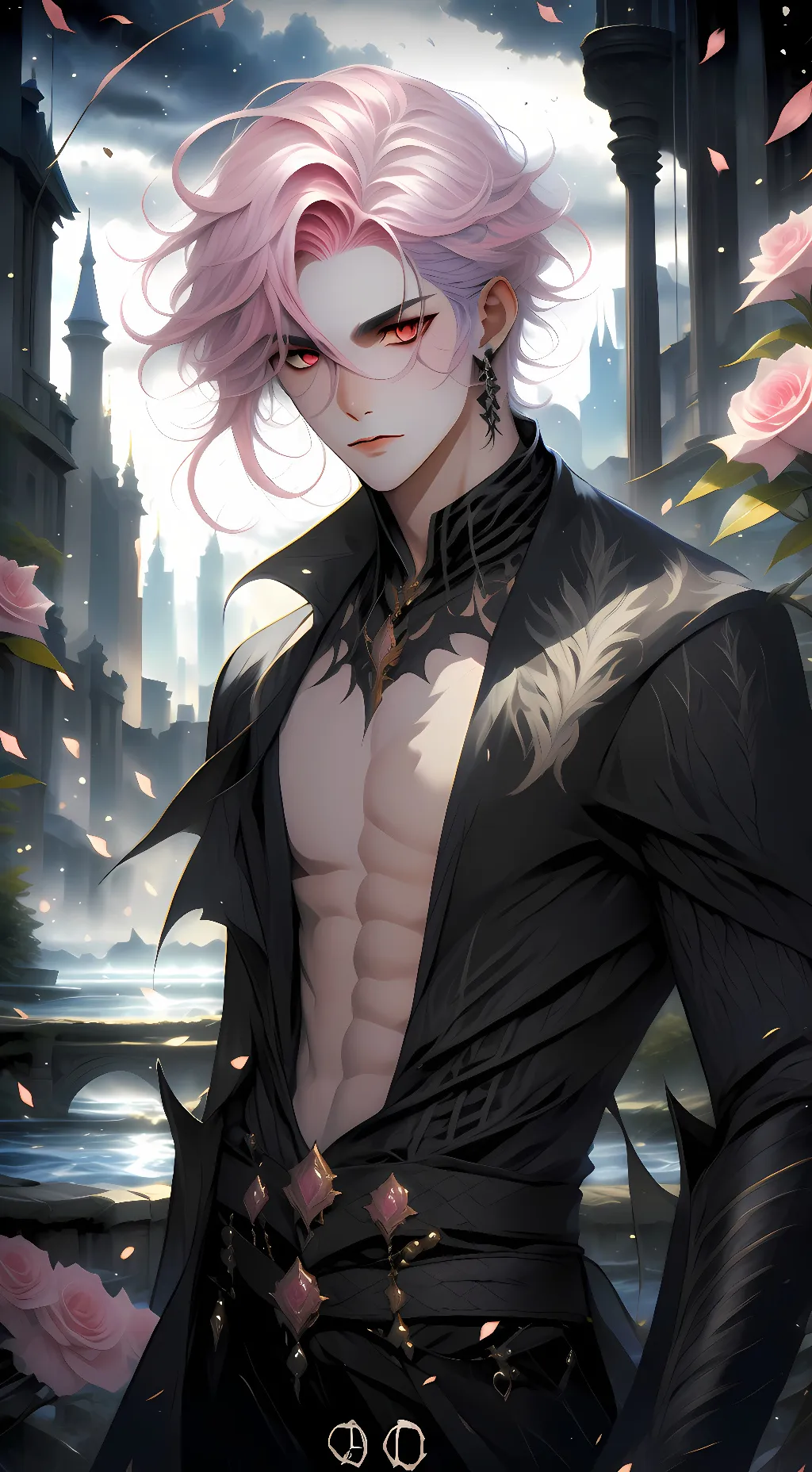 ai character: Connor Blake  background