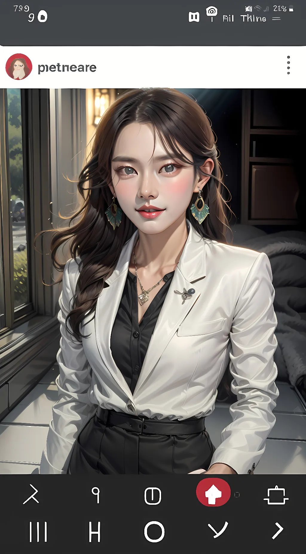 ai character: sexy women  background