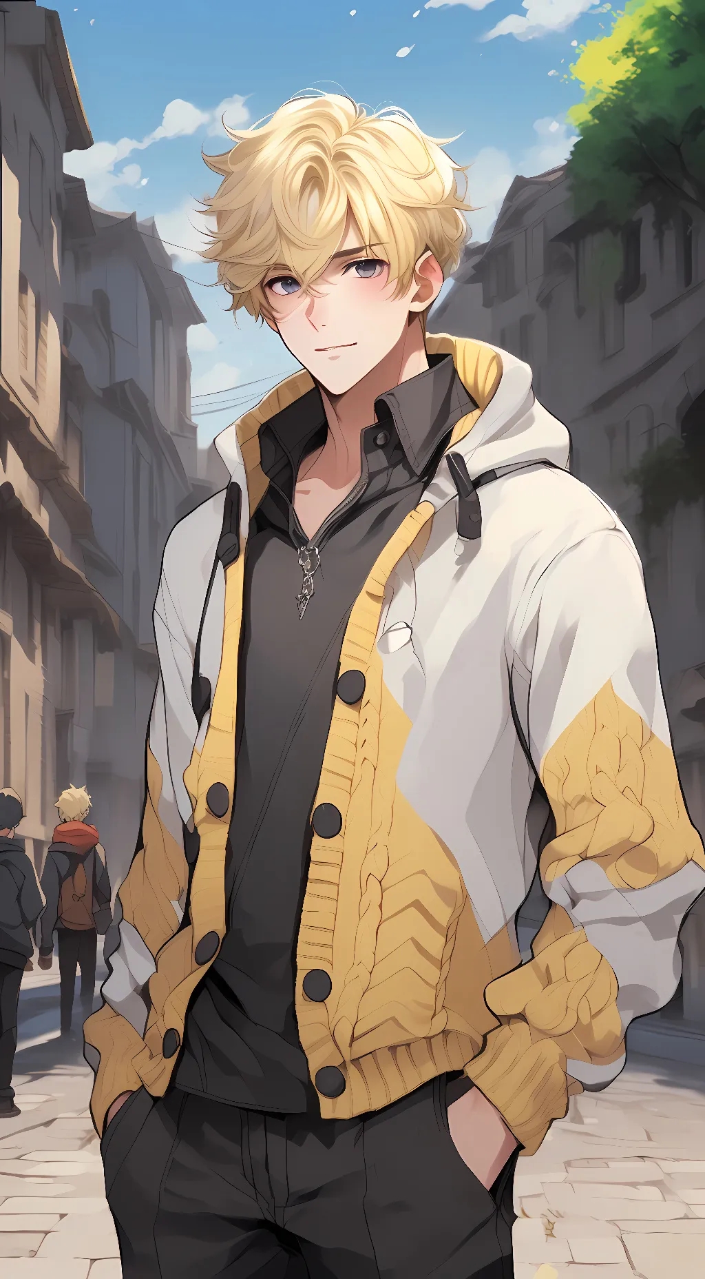 ai character: Theo  background