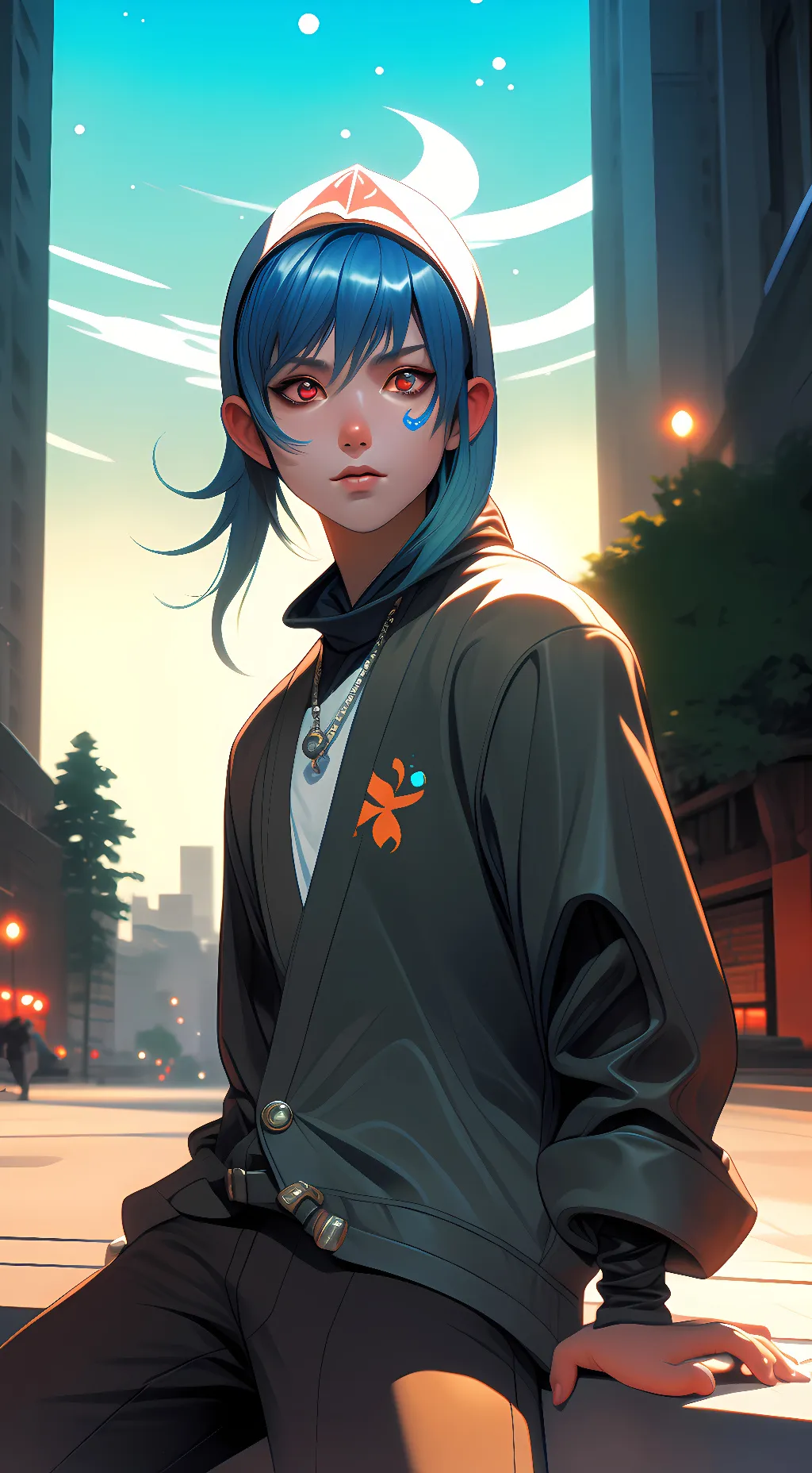 ai character: sal/sally face background