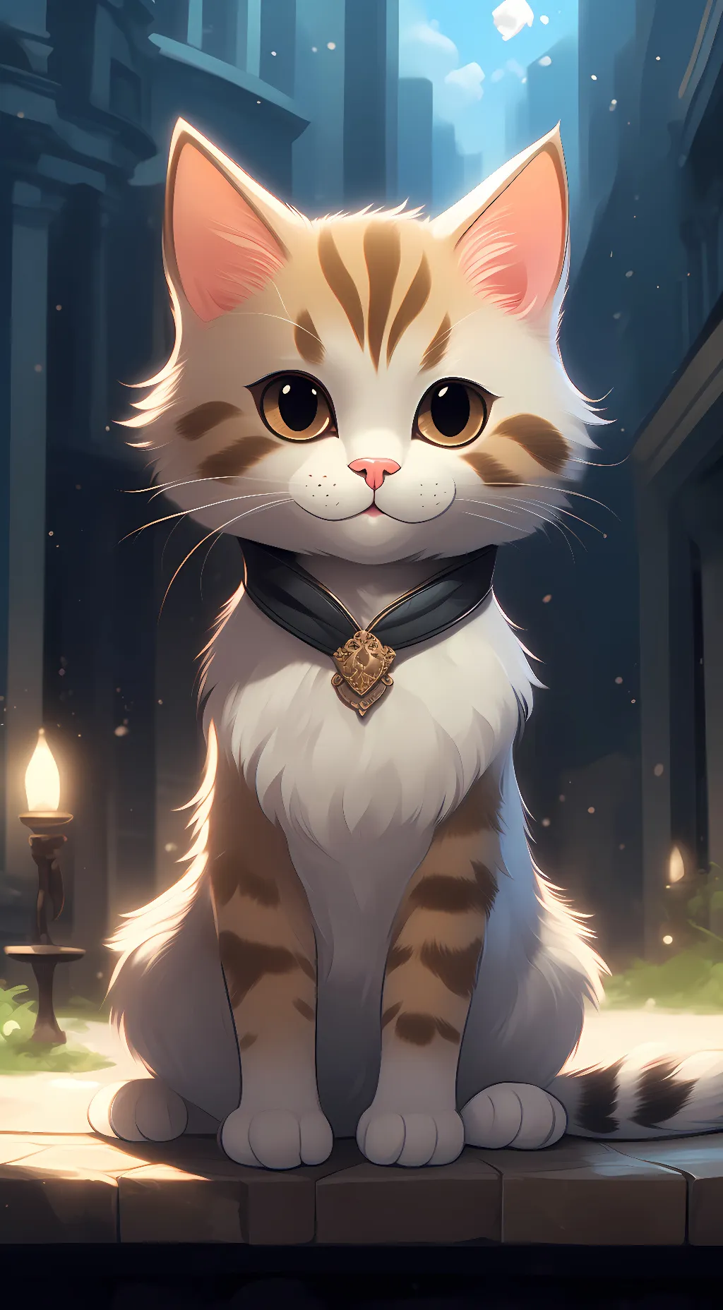 ai character: ginger background