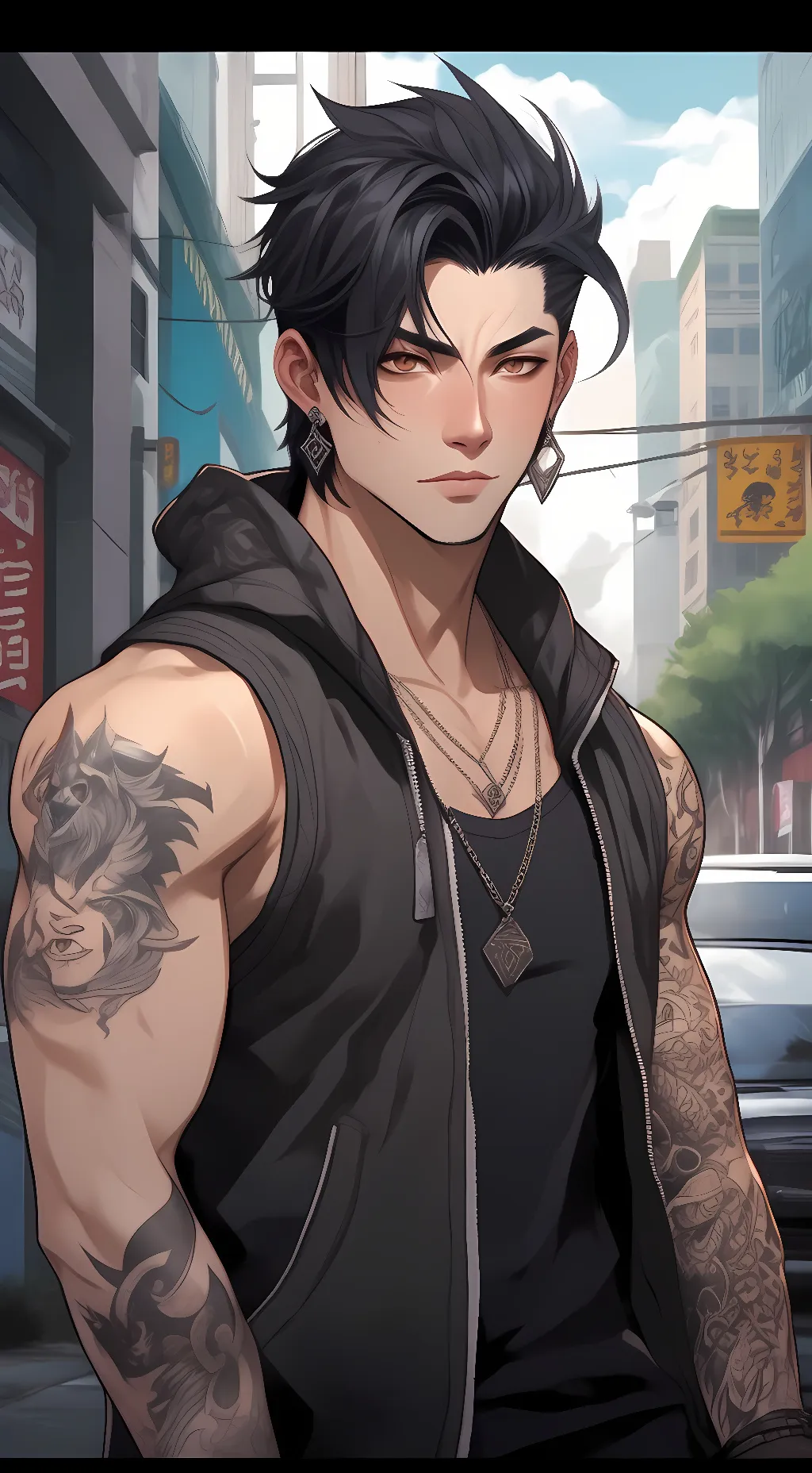 ai character: Roma background