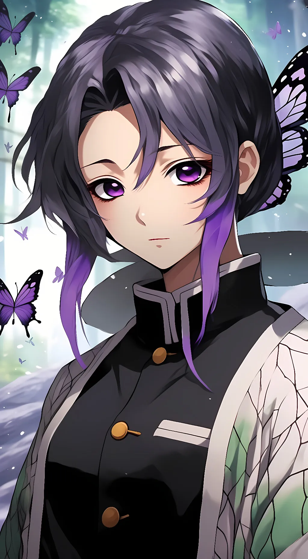 ai character: Shinobu Kocho background