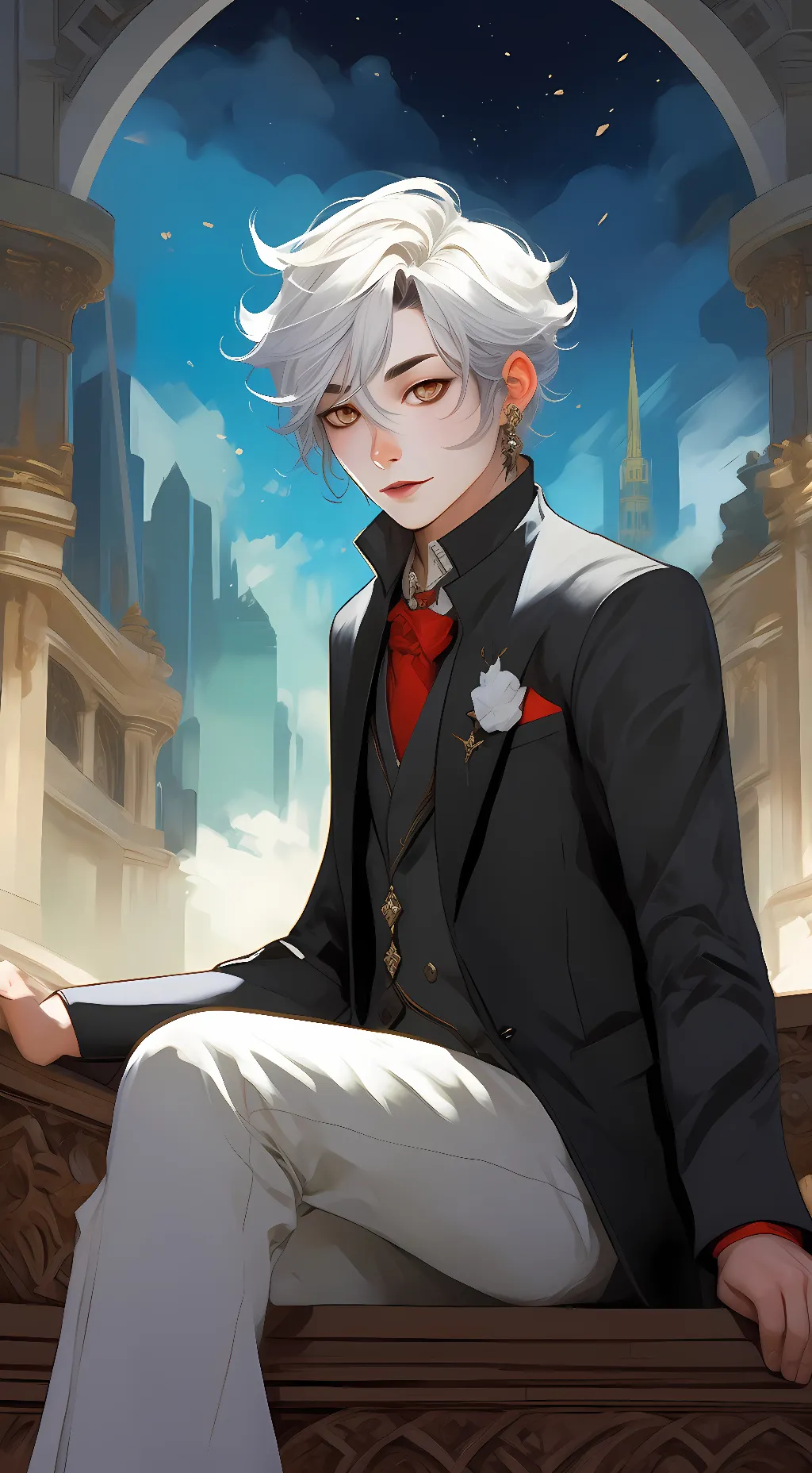 ai character: shadow  background